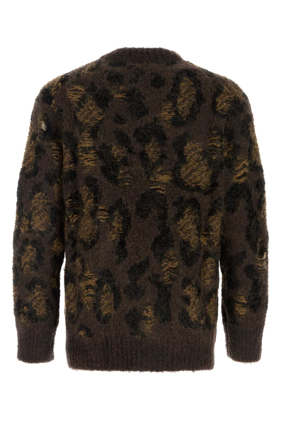 Junya Watanabe Men Embroidered Wool Blend Sweater JUNYA WATANABE