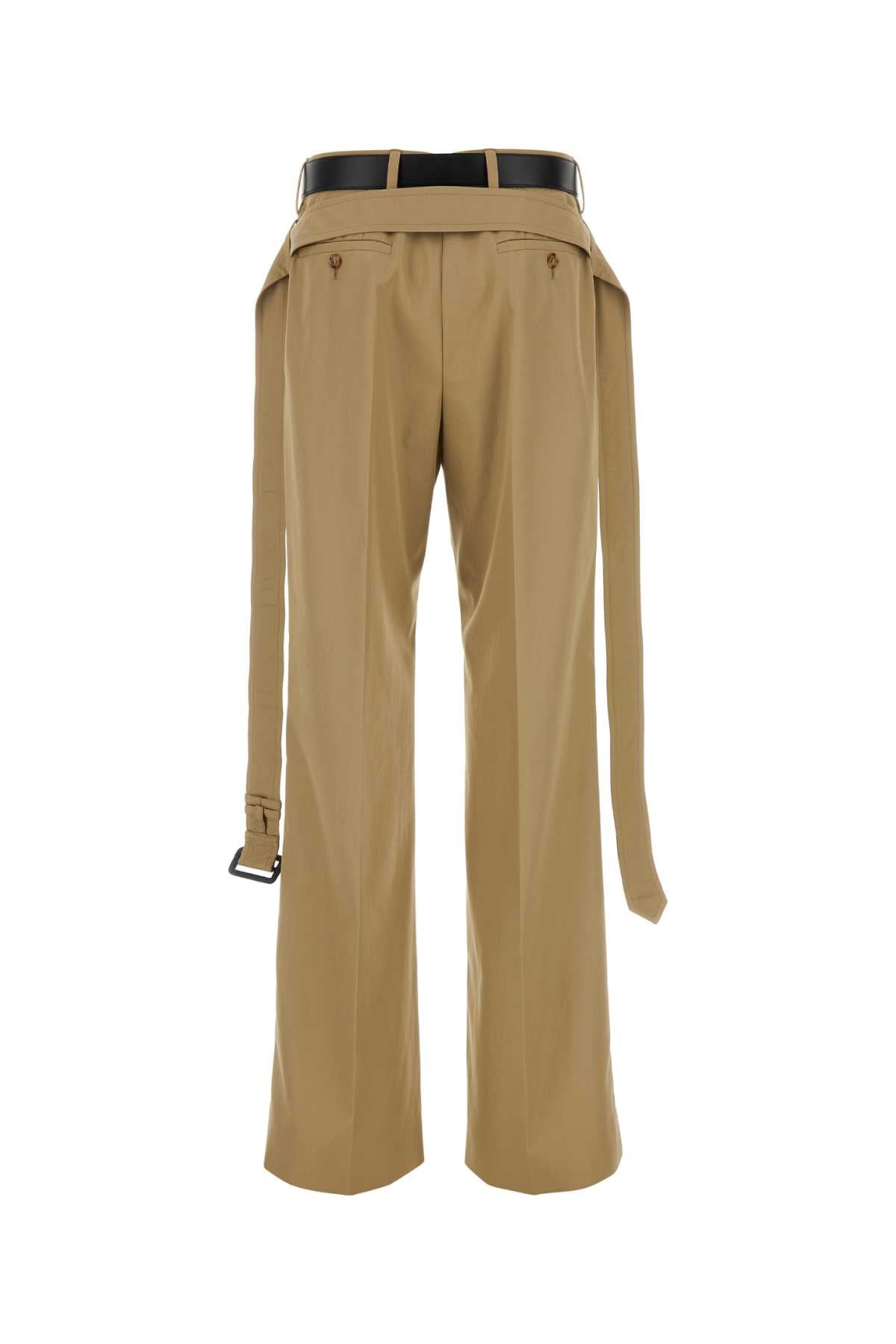 Prada Women Cappuccino Twill Pant PRADA