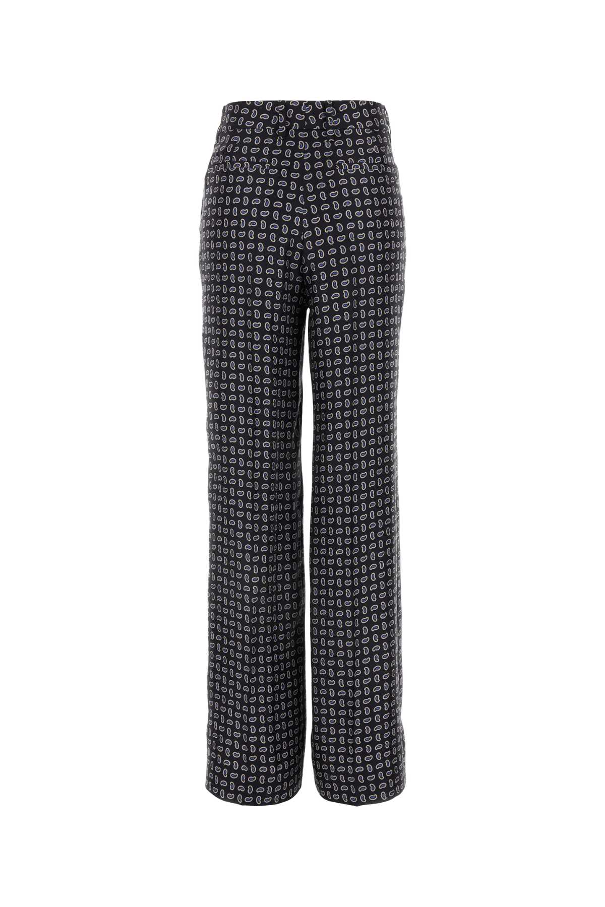 Prada Women Printed Silk Pant PRADA