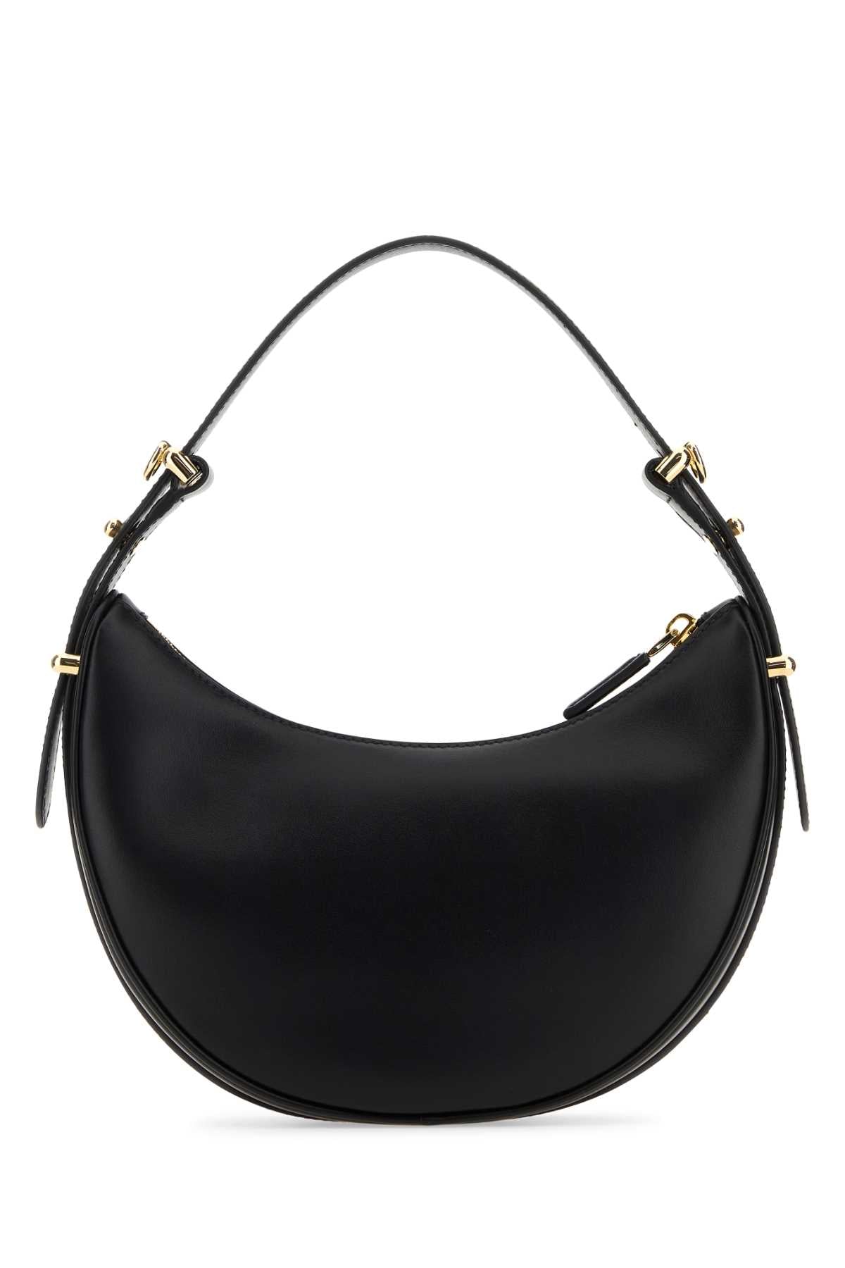 Prada Women Black Leather Arqu㨠Handbag PRADA