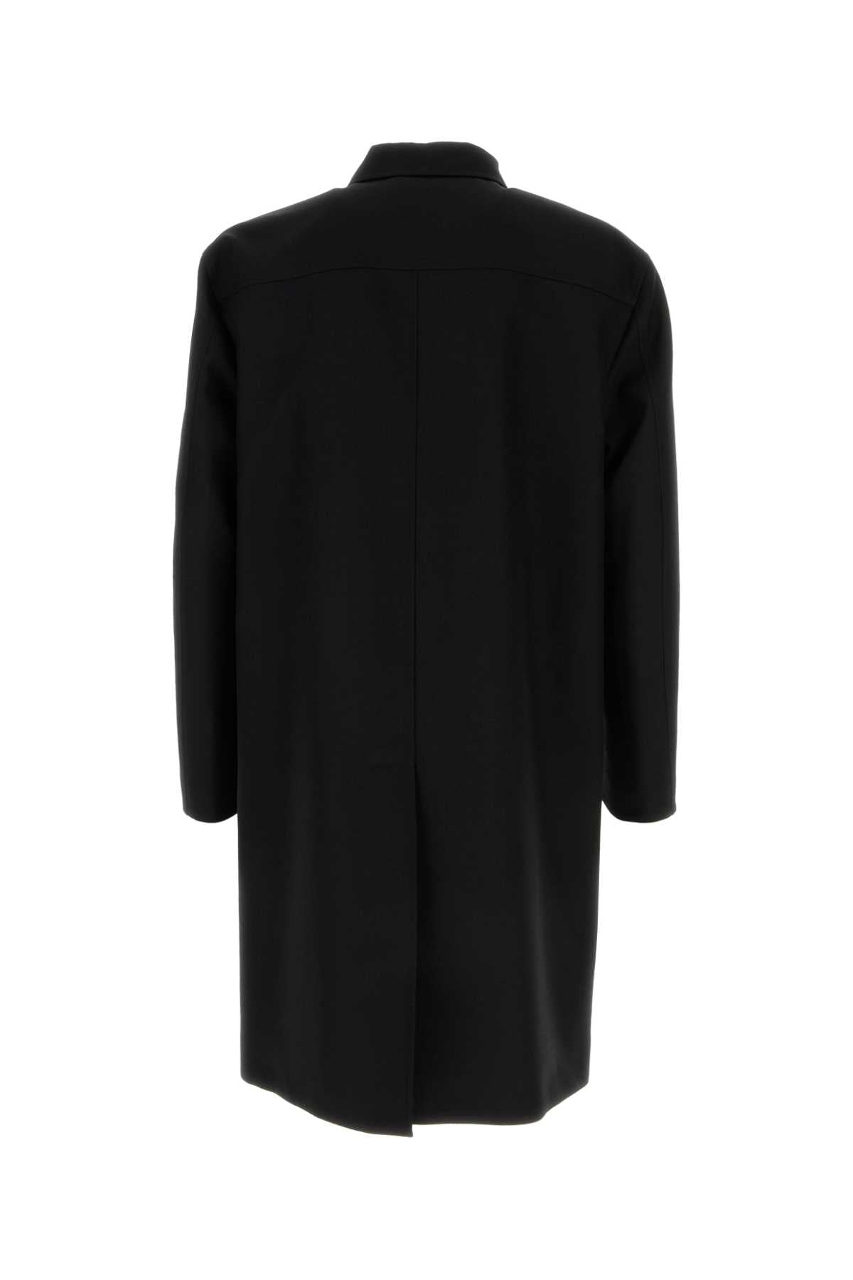 Gucci Men Black Wool Coat GUCCI