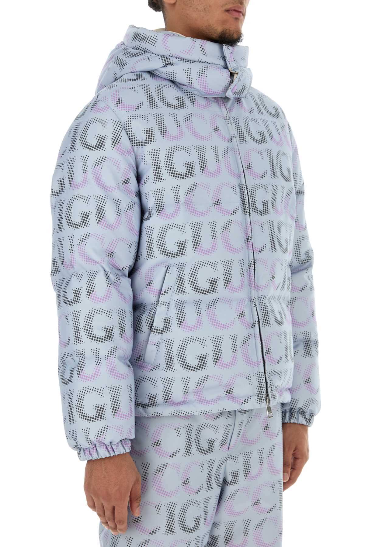 Gucci Men Printed Polyester Down Jacket GUCCI