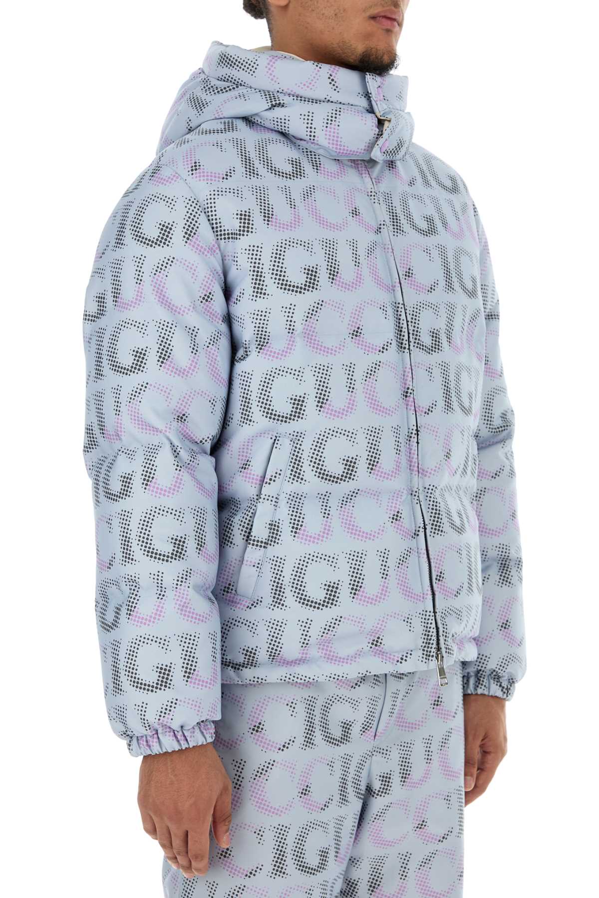 Gucci Men Printed Polyester Down Jacket GUCCI