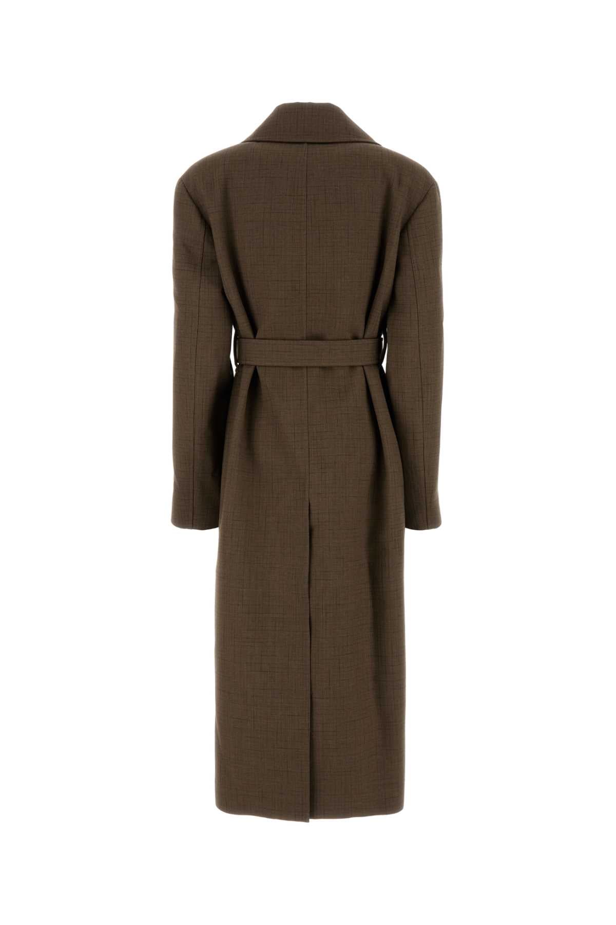 Jil Sander Women Embroidered Wool Blend Coat JIL SANDER