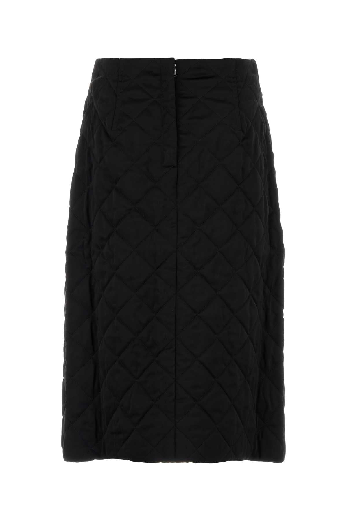 Jil Sander Women Black Viscose Skirt JIL SANDER