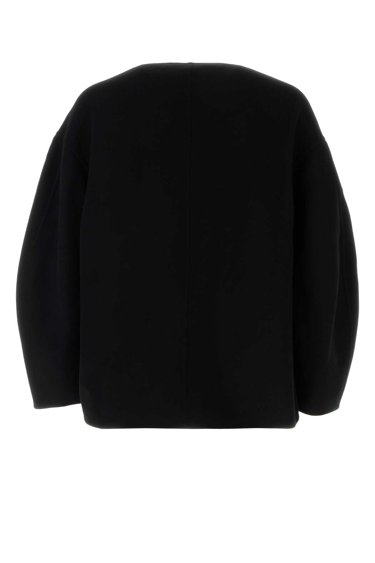 Jil Sander Men Black Wool Oversize Sweater JIL SANDER