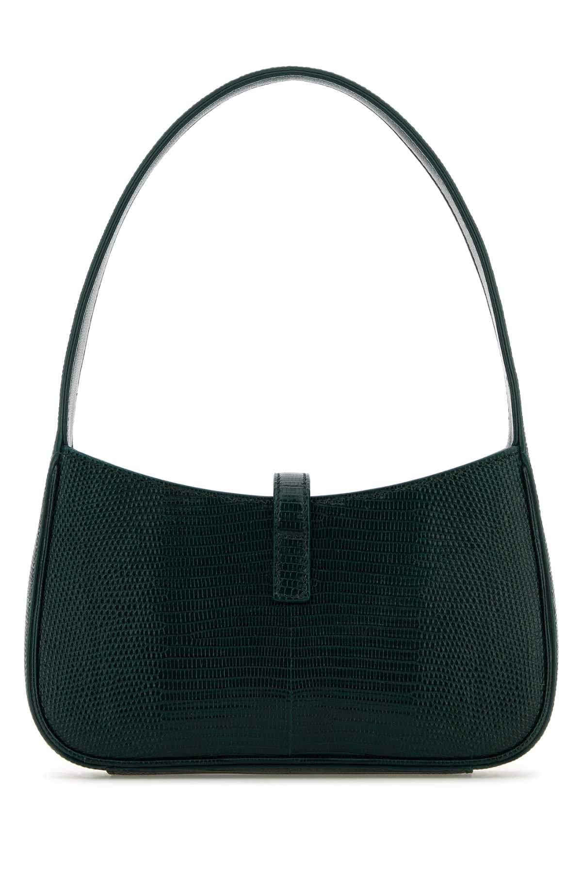 Saint Laurent Women Bottle Green Leather Mini Le 5 Ã 7 Handbag SAINT LAURENT