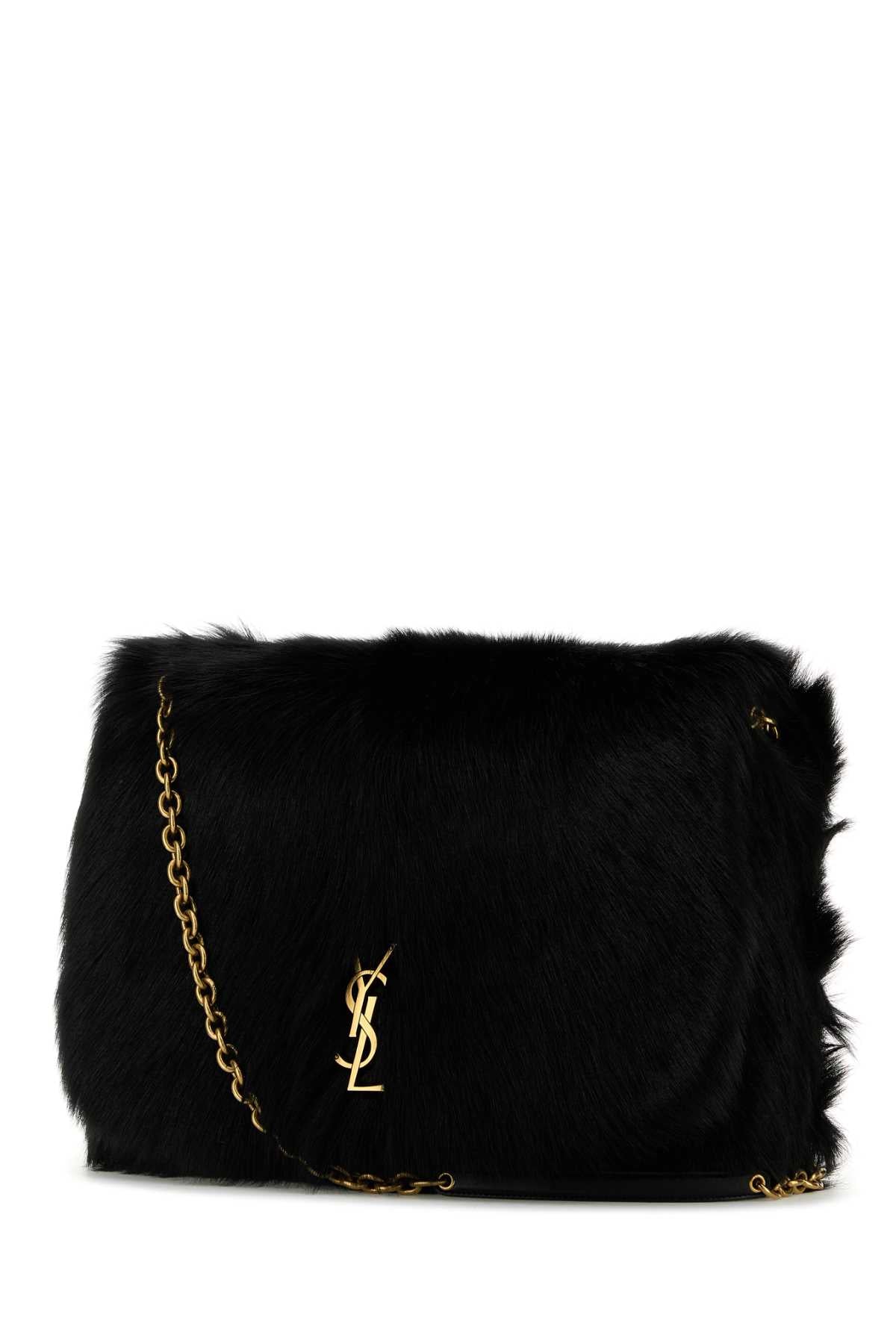 Saint Laurent Women Black Shearling Jamie 4.3 Shoulder Bag SAINT LAURENT
