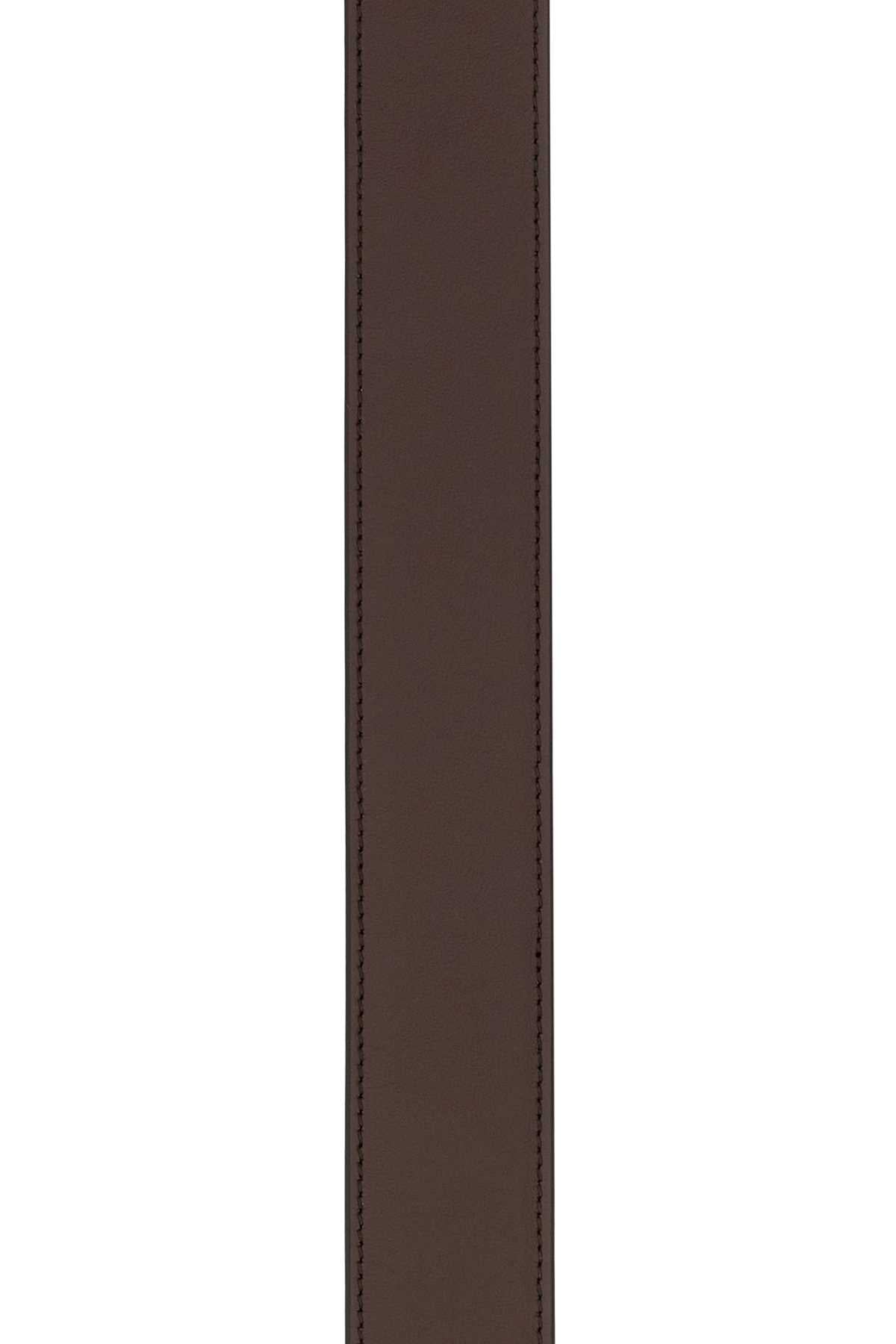 Miu Miu Women Chocolate Leather Belt MIU MIU