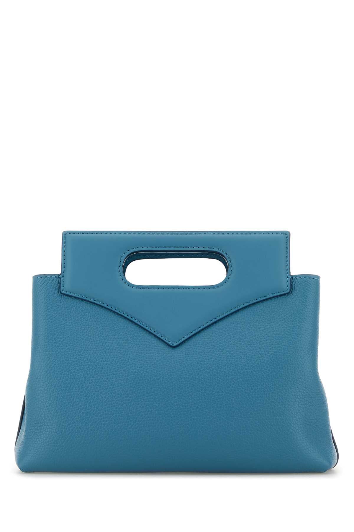 Mcm Women Turquoise Leather Mini Soft Diamond Handbag MCM