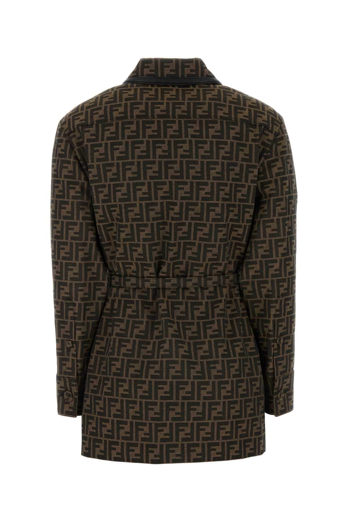 Fendi Women Embroidered Canvas Shirt FENDI