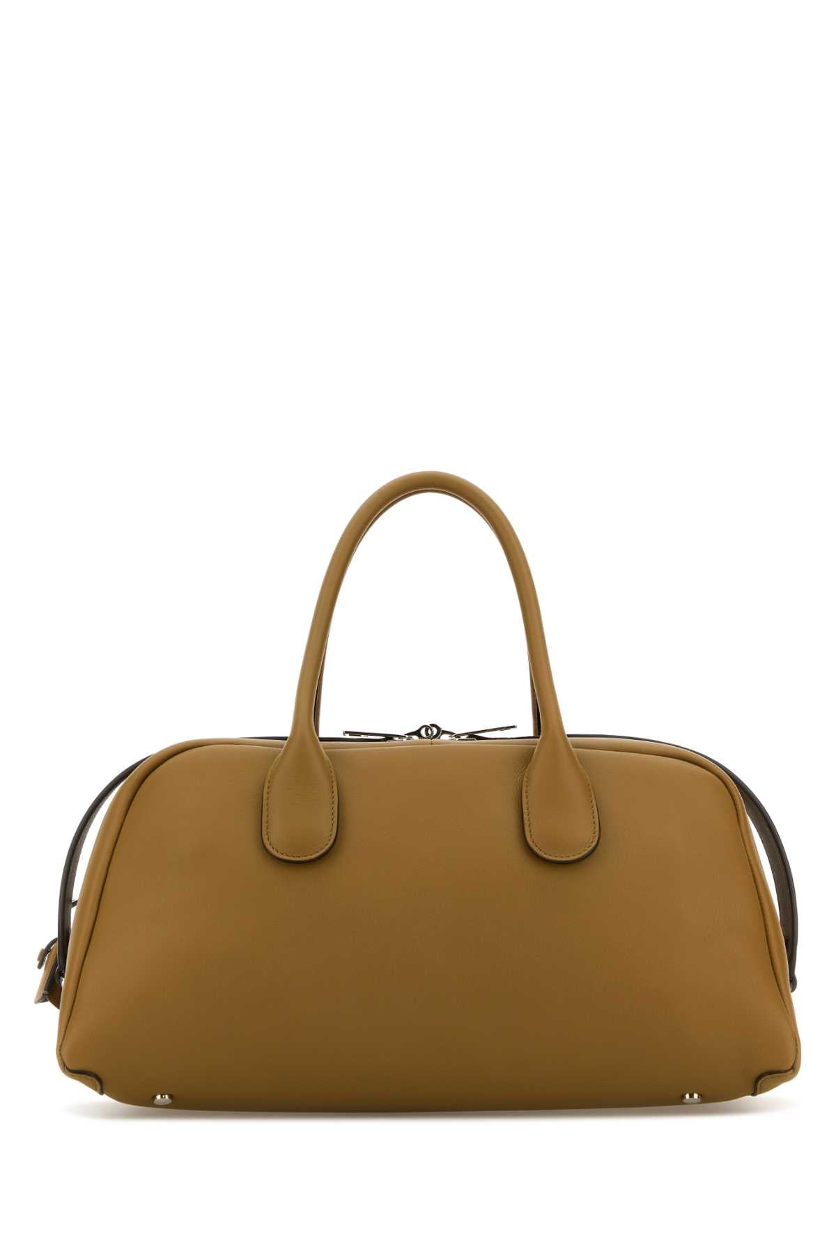 Tod's Women Khaki Leather Medium Darsena Handbag TOD'S