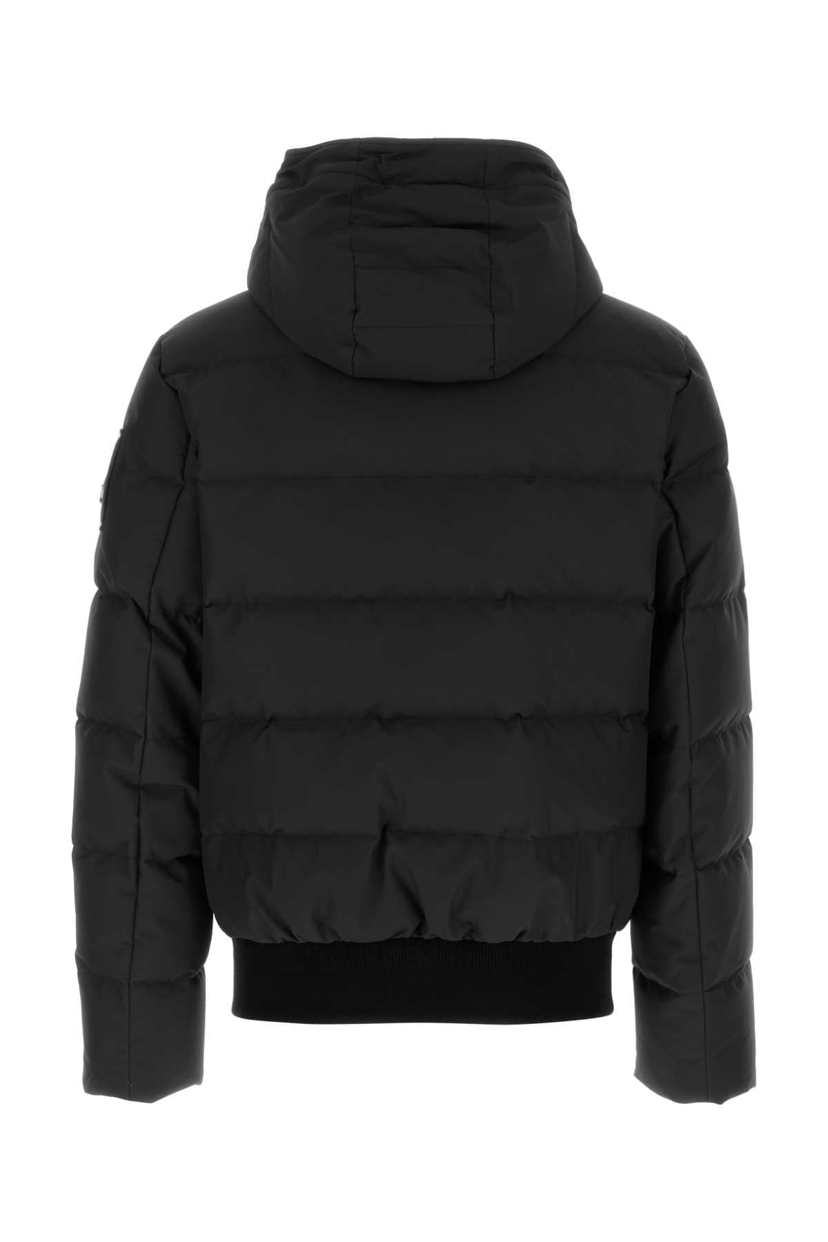 Moose Knuckles Men Black Polyester Cloud Bomber Down Jacket MOOSE KNUCKLES