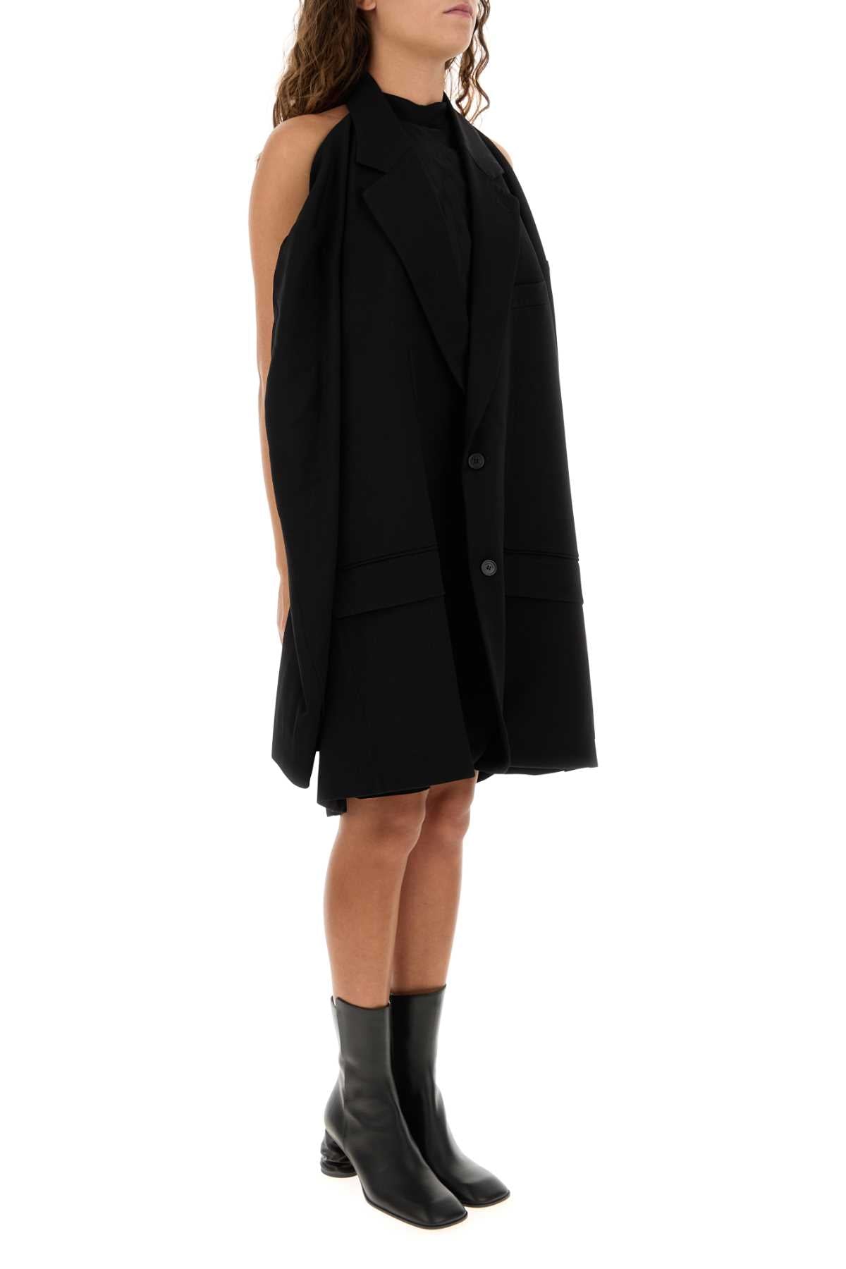 Balenciaga Women Black Viscose Blend Blazer Dress BALENCIAGA