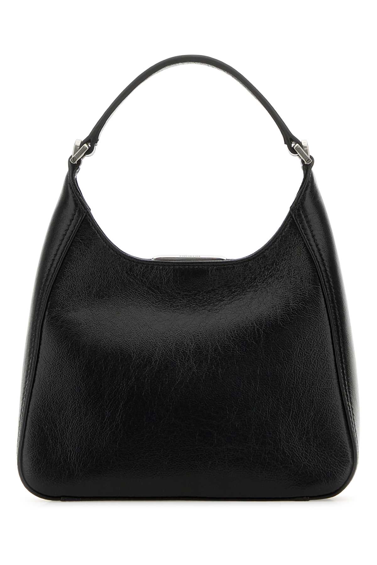 Balenciaga Women Black Leather Bb Soft Handbag BALENCIAGA