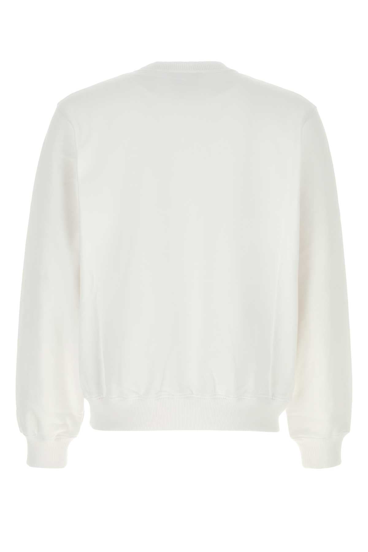 Casablanca Men White Cotton Sweatshirt CASABLANCA