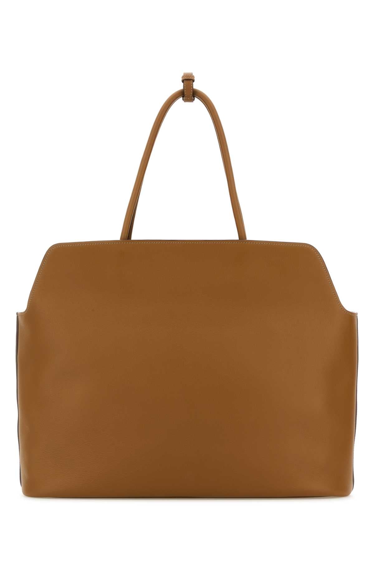 Prada Women Caramel Leather Shopping Bag PRADA
