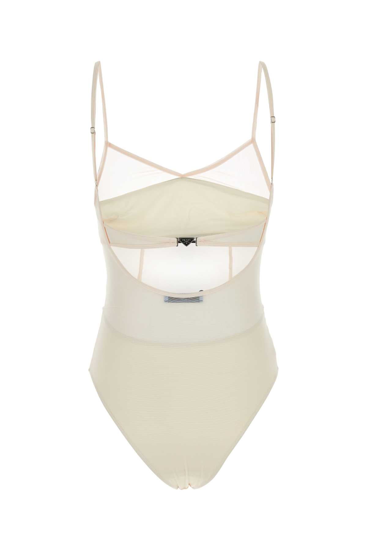 Prada Women Light Pink Tulle Swimsuit PRADA