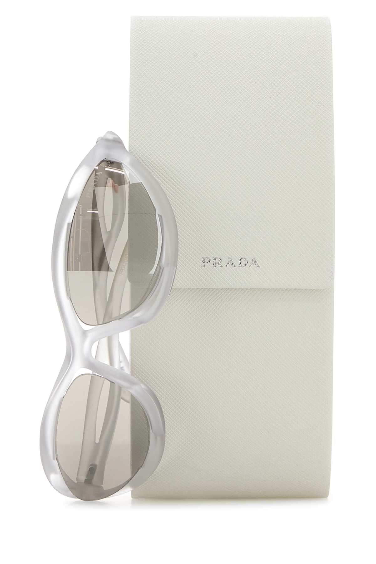Prada Women Transparent Acetate Sunglasses PRADA