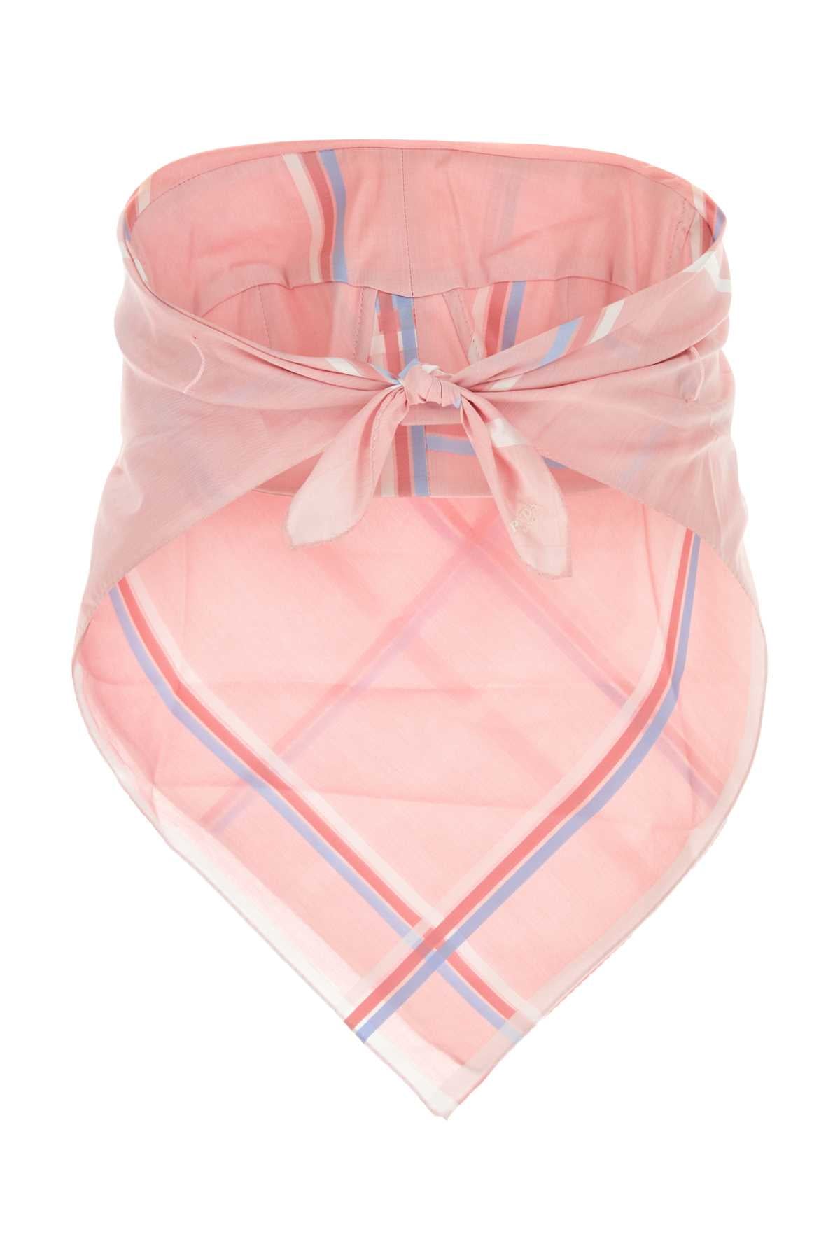 Prada Women Pink Cotton Top PRADA