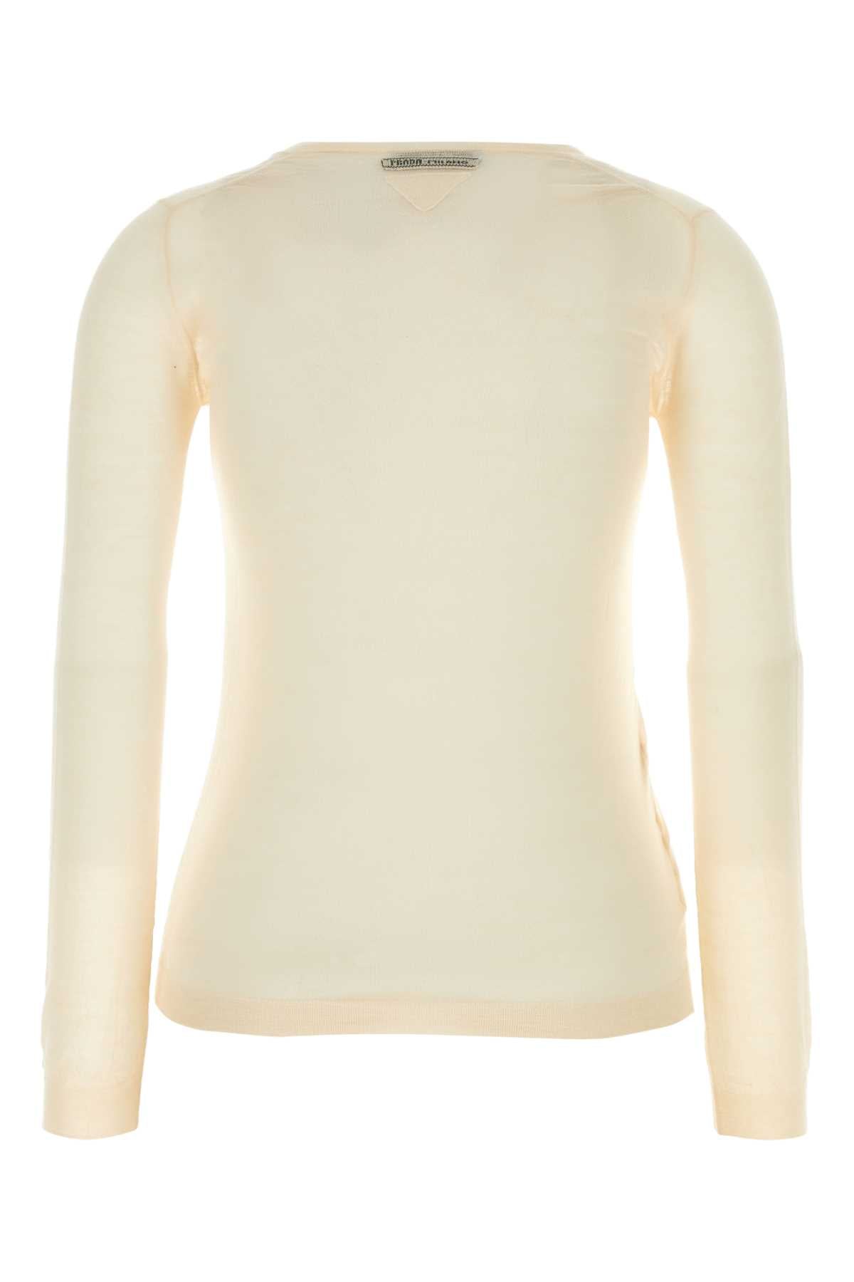 Prada Women Skin Pink Cashmere Blend Sweater PRADA