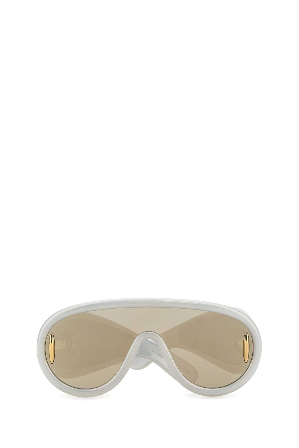 Loewe Women Light Grey Acetate Loewe Paula’S Ibiza Wave Mask Sunglasses LOEWE