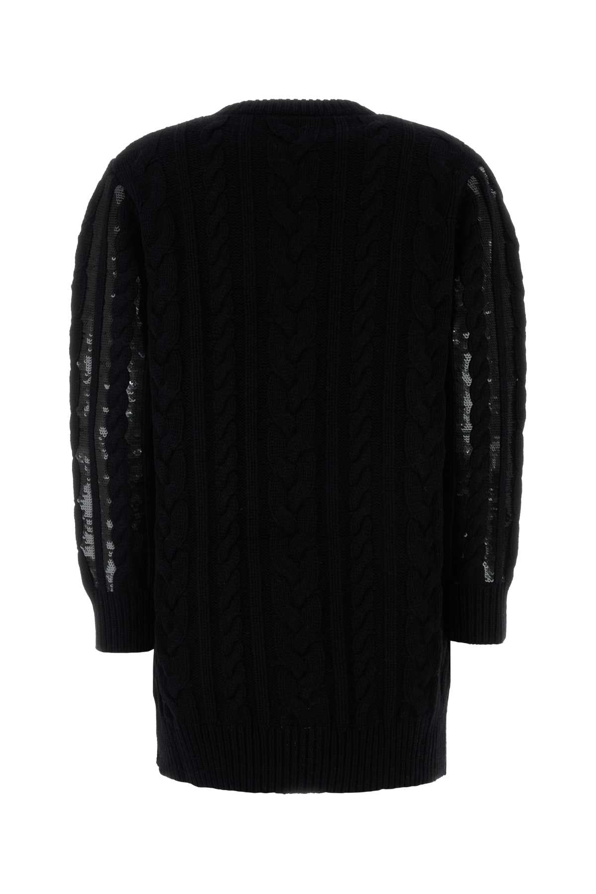 Max Mara Women Black Wool Blend Mambo Sweater Dress MAX MARA