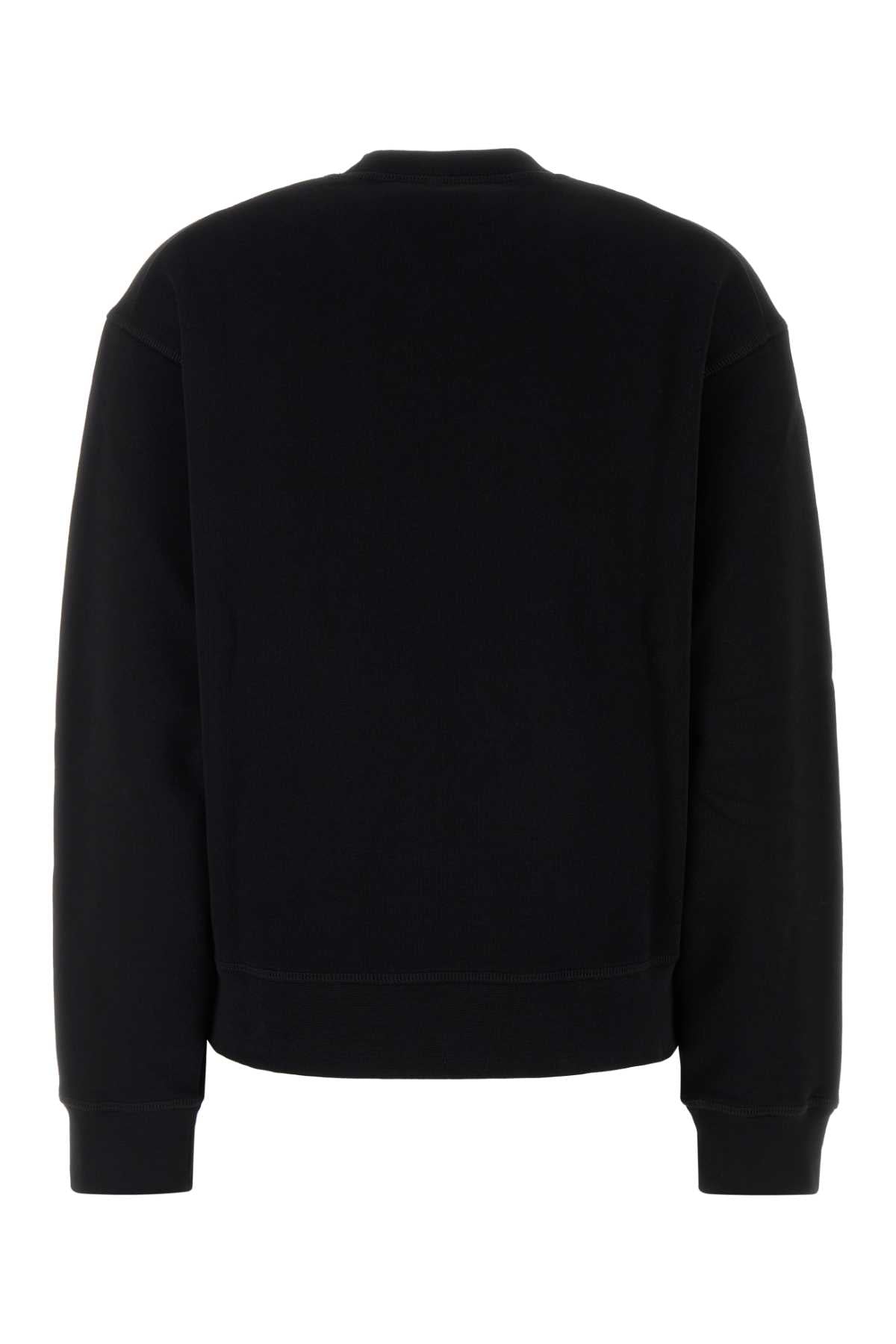 Dsquared Women Black Cotton Sweatshirt DSQUARED2