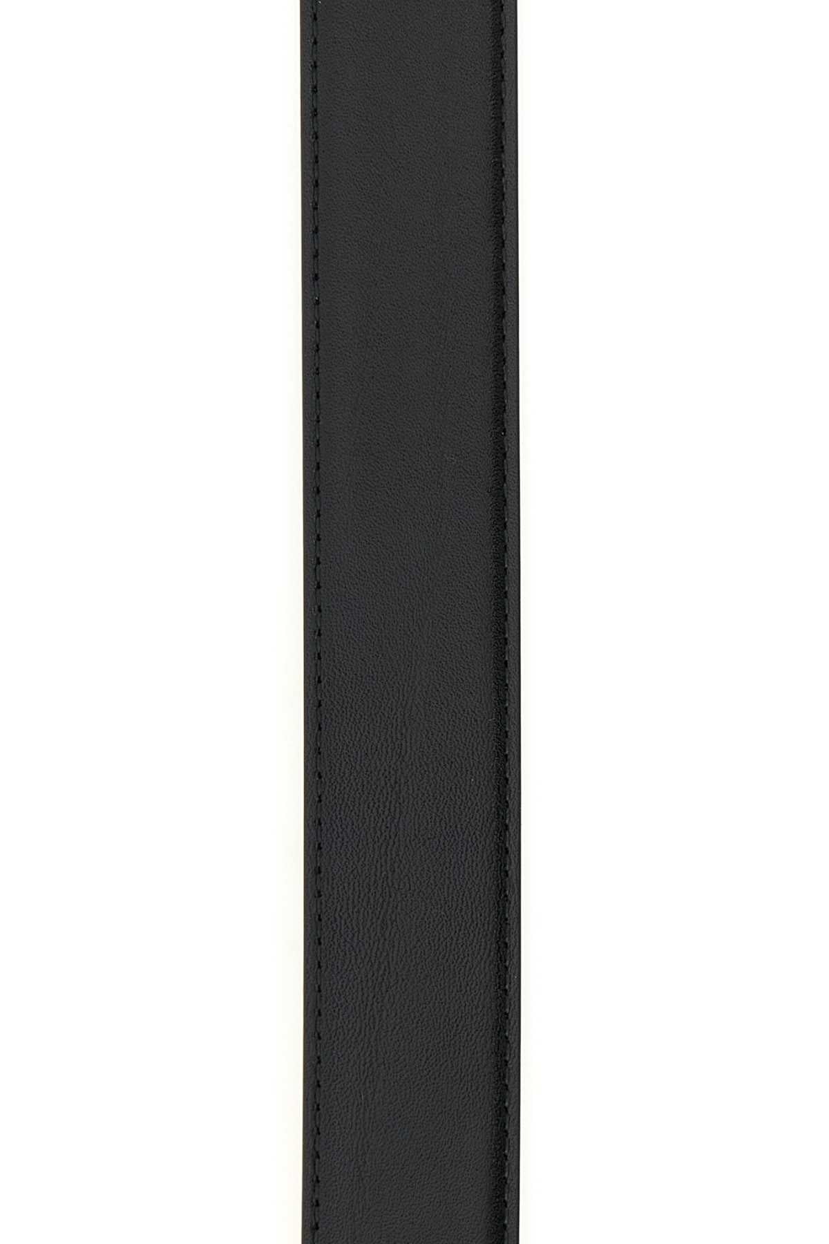 Alexander Mcqueen Women Black Leather Belt ALEXANDER MCQUEEN