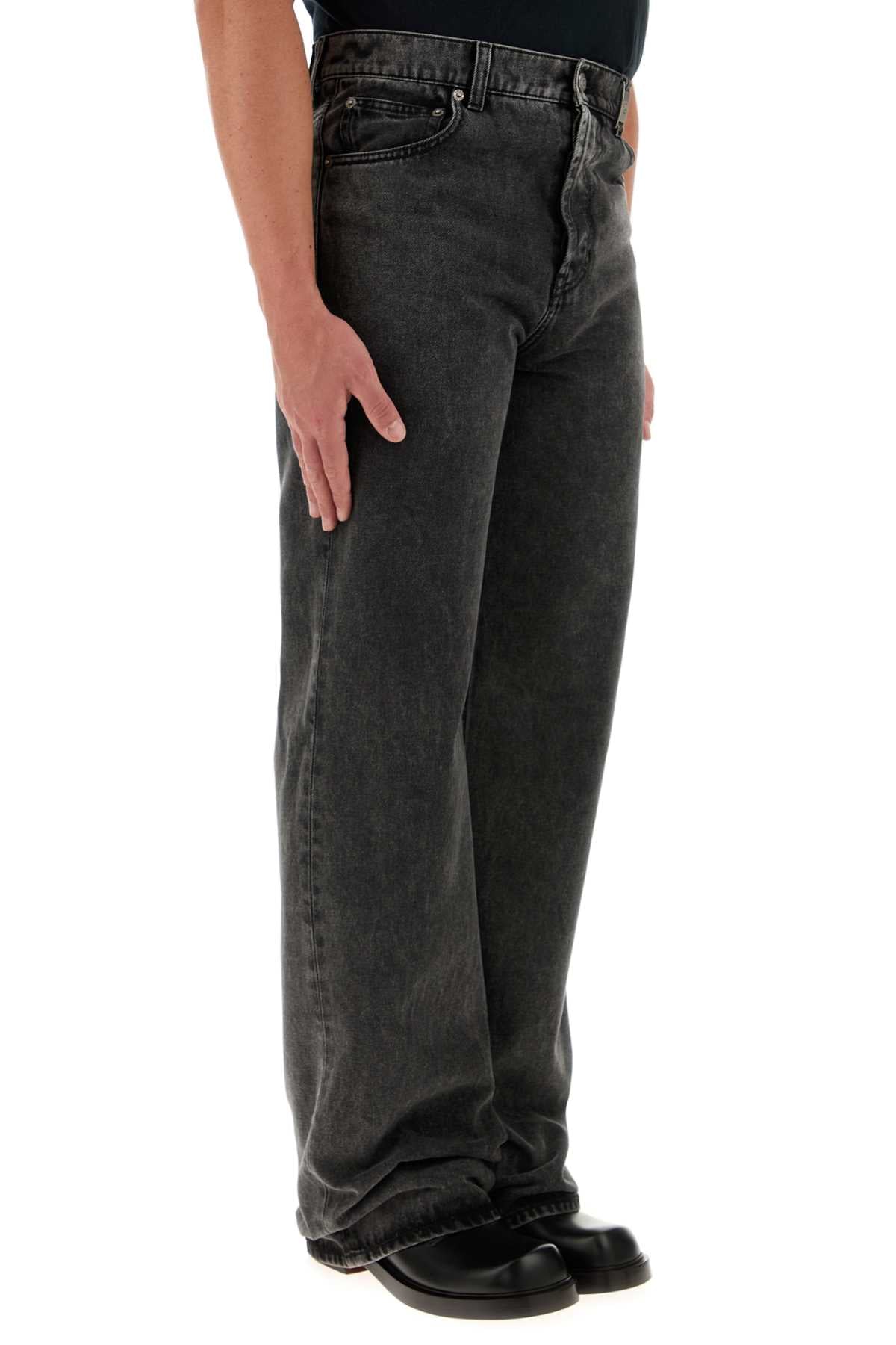 Alexander Mcqueen Men Grey Denim Jeans ALEXANDER MCQUEEN
