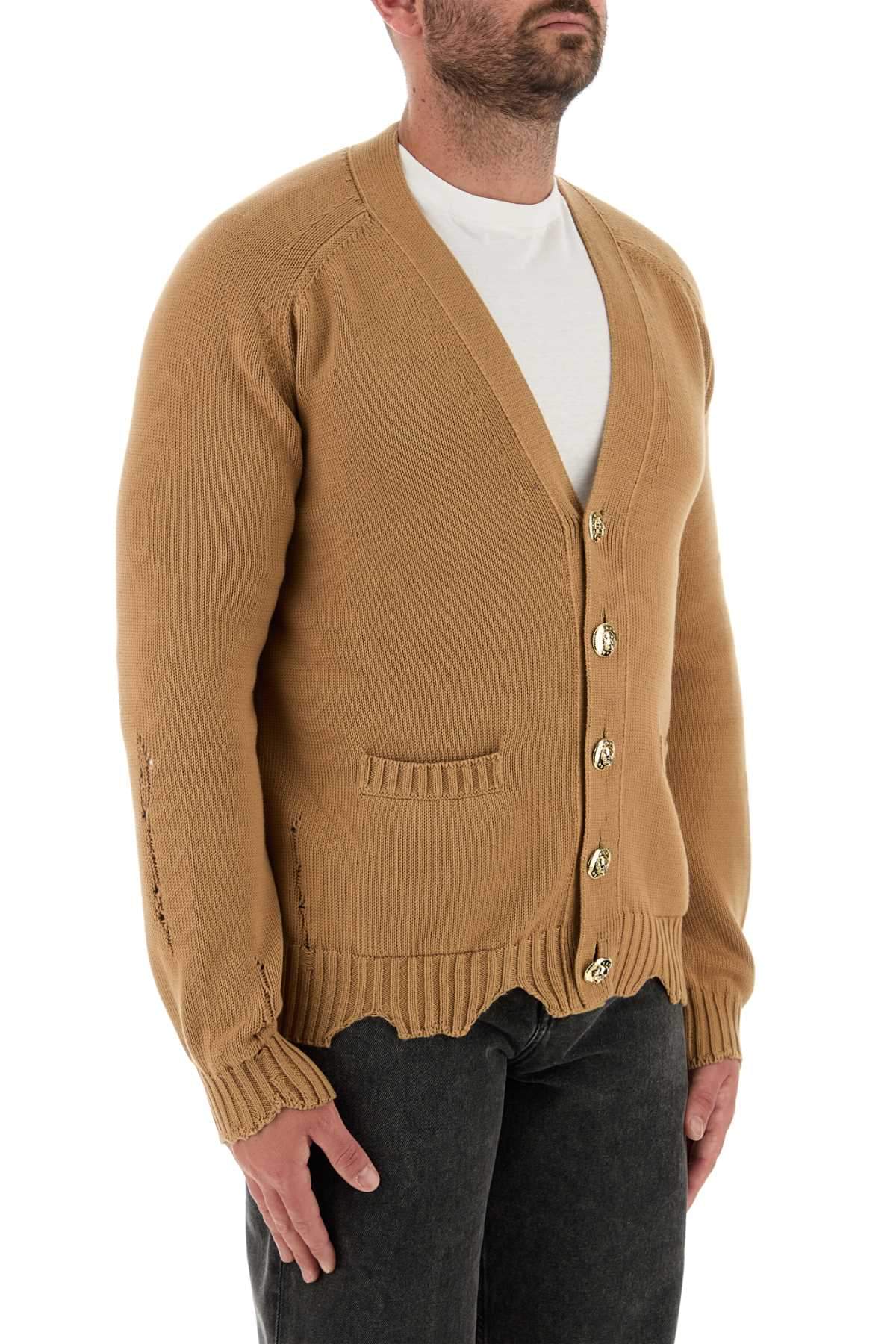 Alexander Mcqueen Men Biscuit Cotton Cardigan ALEXANDER MCQUEEN