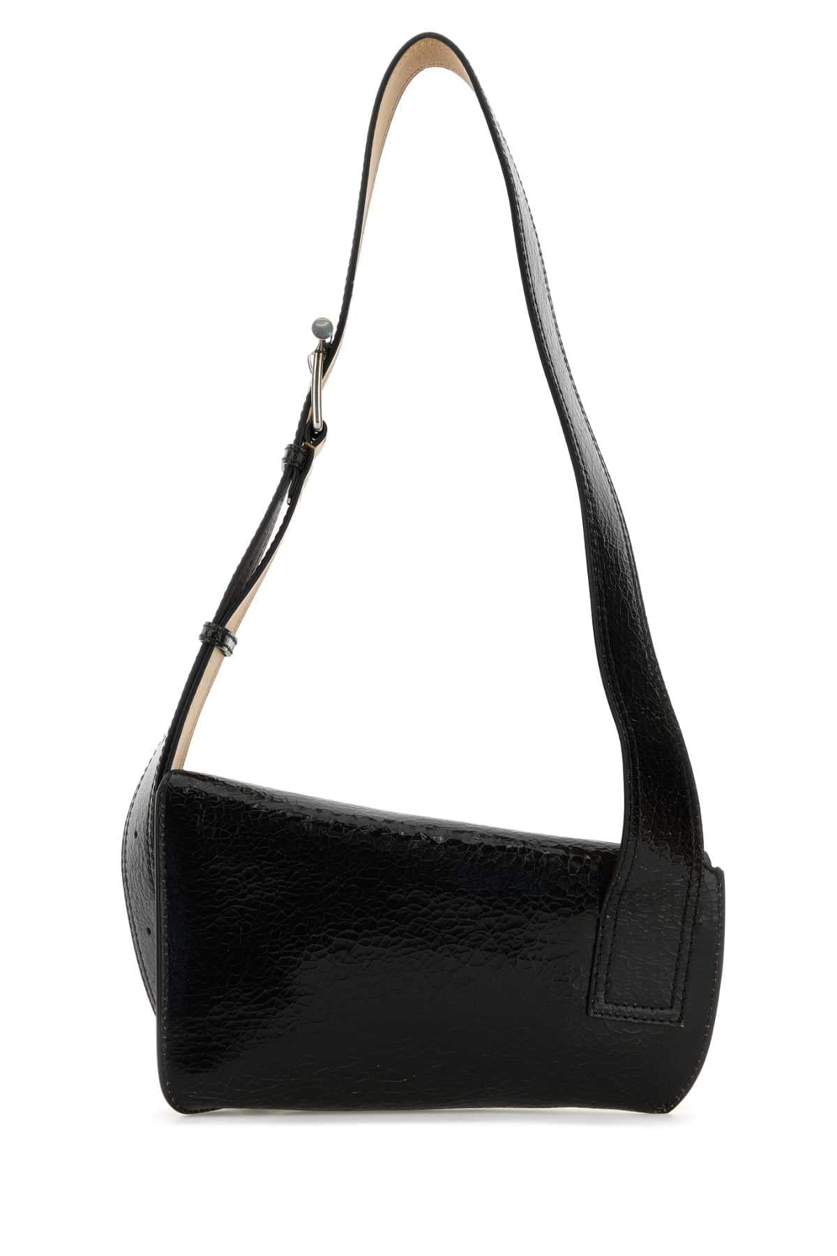 Alexander Mcqueen Men Black Leather Sling Crossbody Bag ALEXANDER MCQUEEN