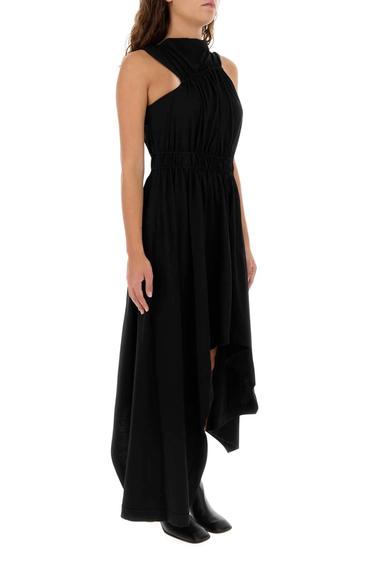 Alexander Mcqueen Women Black Jersey Dress ALEXANDER MCQUEEN