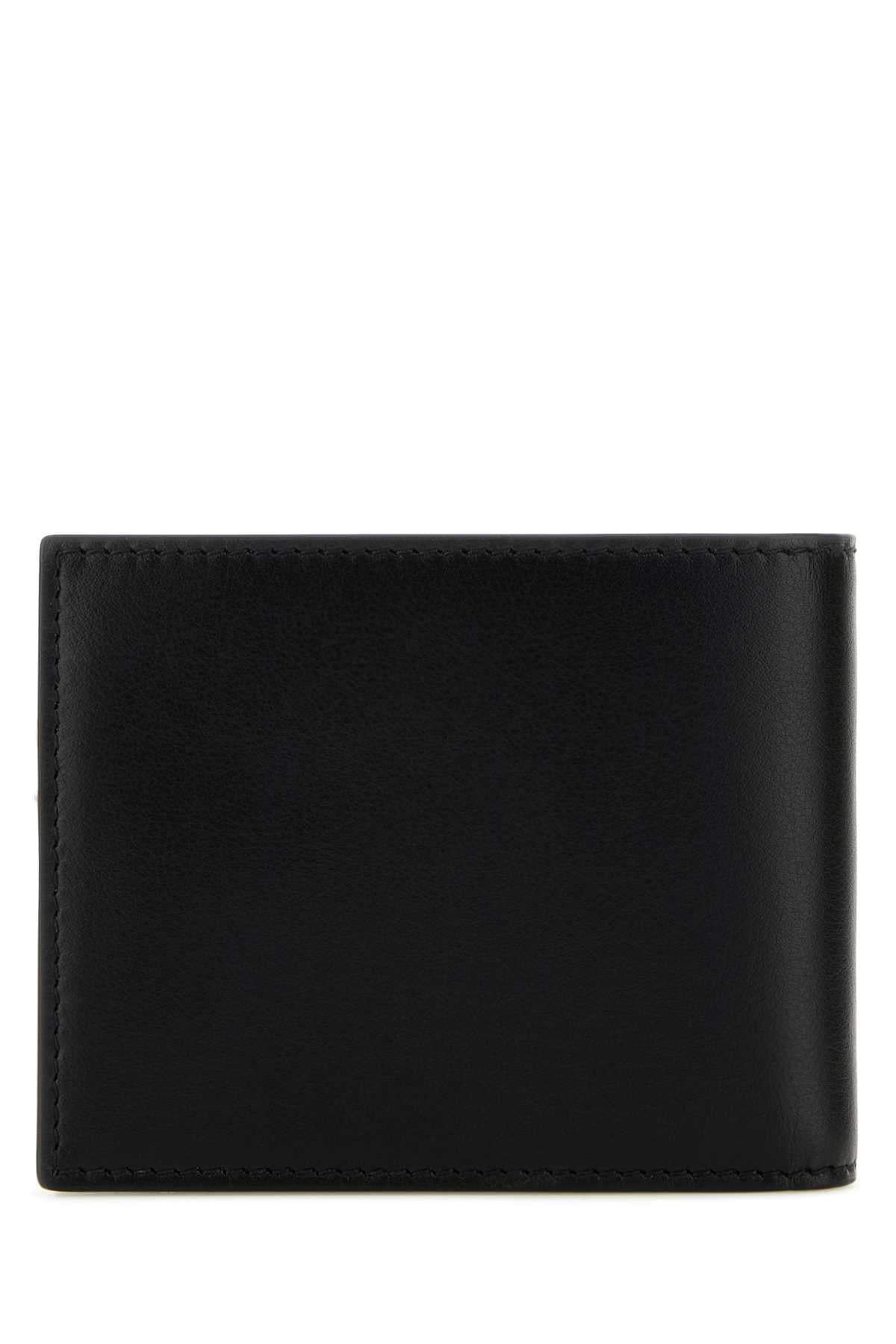 Alexander Mcqueen Men Black Leather Wallet ALEXANDER MCQUEEN