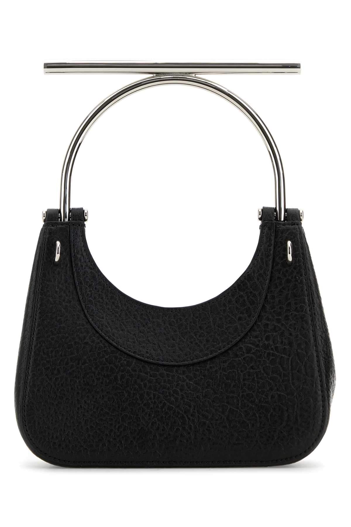Alexander Mcqueen Women Black Leather Mini Cross-Bar Handbag ALEXANDER MCQUEEN