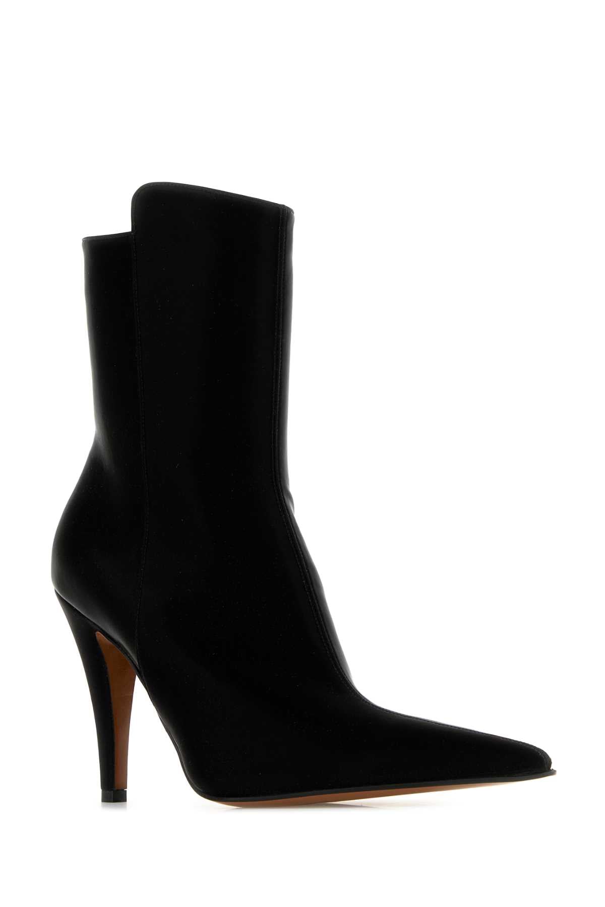 Alexander Mcqueen Women Black Fabric Birdee Ankle Boots ALEXANDER MCQUEEN