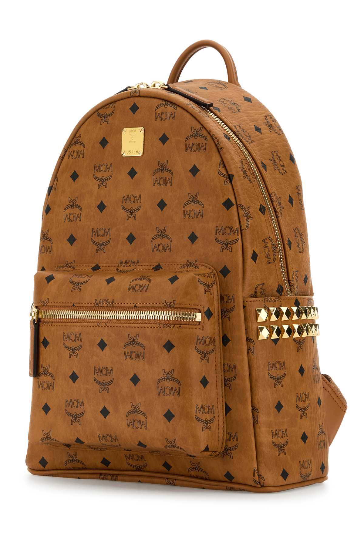 Mcm Women Printed Canvas Medium Stark Backpack MCM