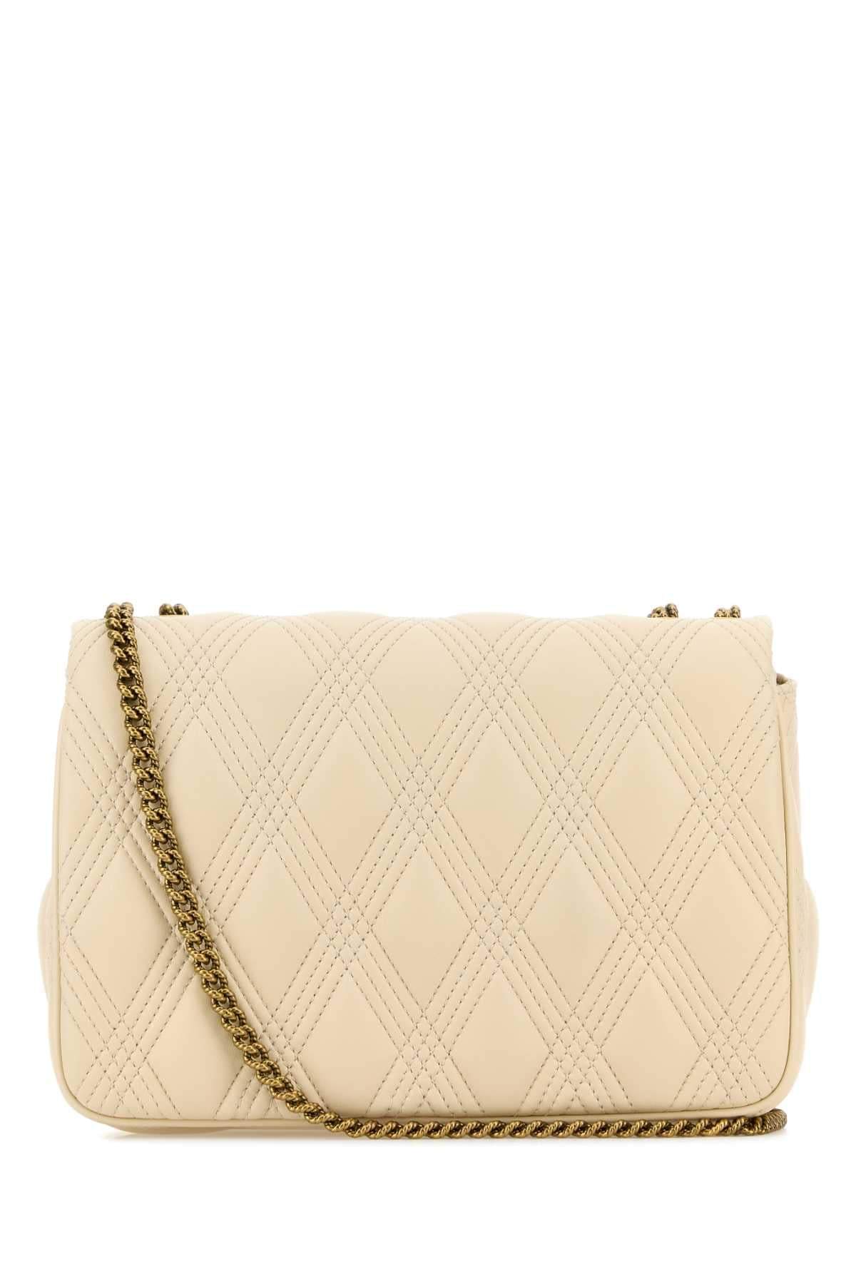 Valentino Garavani Women Ivory Nappa Leather Large Quiltie 67 Shoulder Bag VALENTINO GARAVANI
