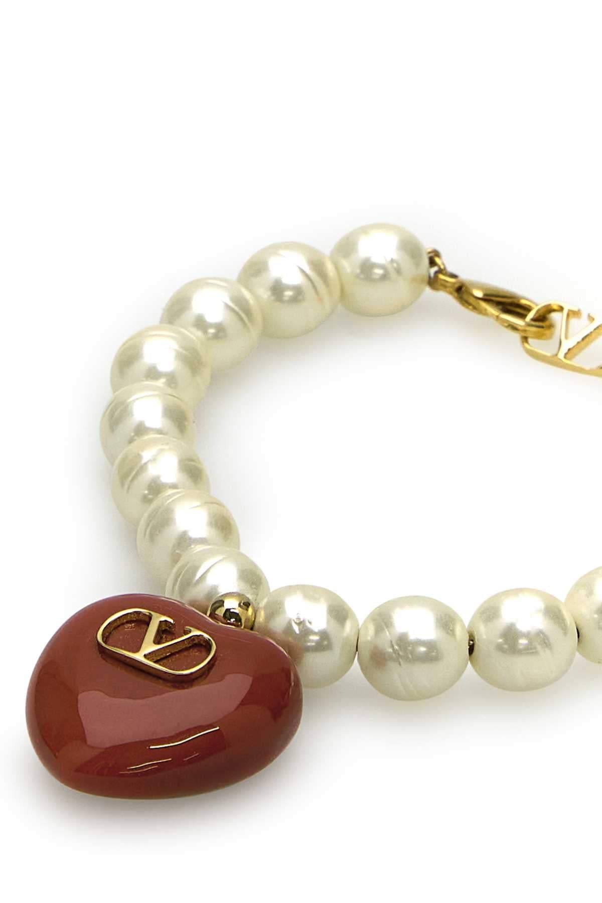 Valentino Garavani Women Pearl Coeur Royal Bracelet VALENTINO GARAVANI
