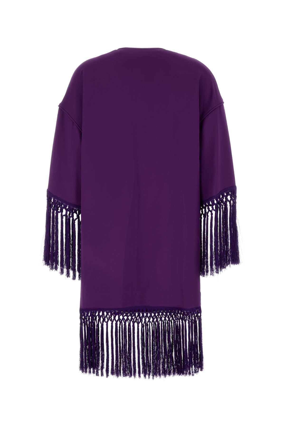Valentino Garavani Women Purple Cady Dress VALENTINO GARAVANI