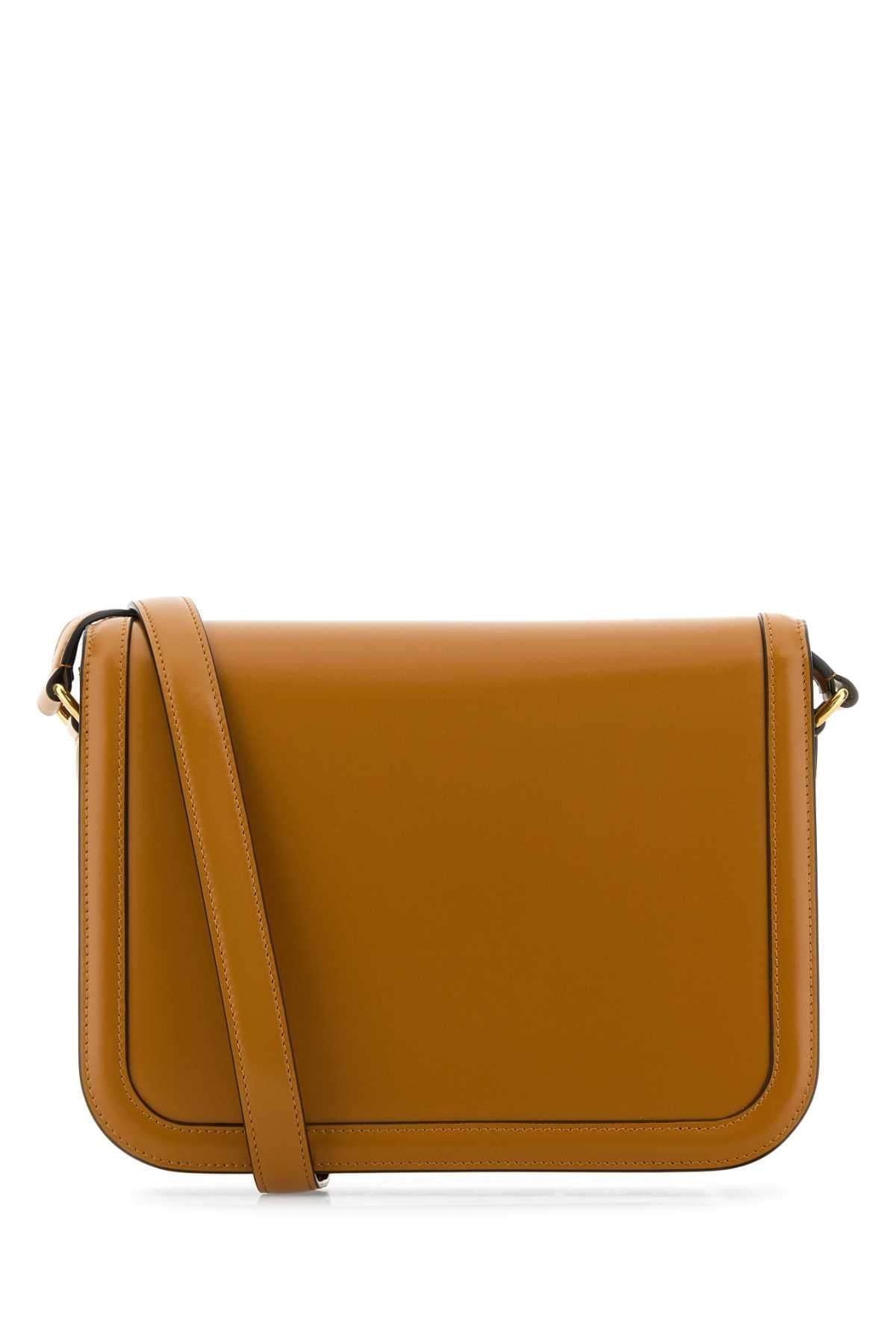 Valentino Garavani Women Camel Leather 9To5 Shoulder Bag VALENTINO GARAVANI