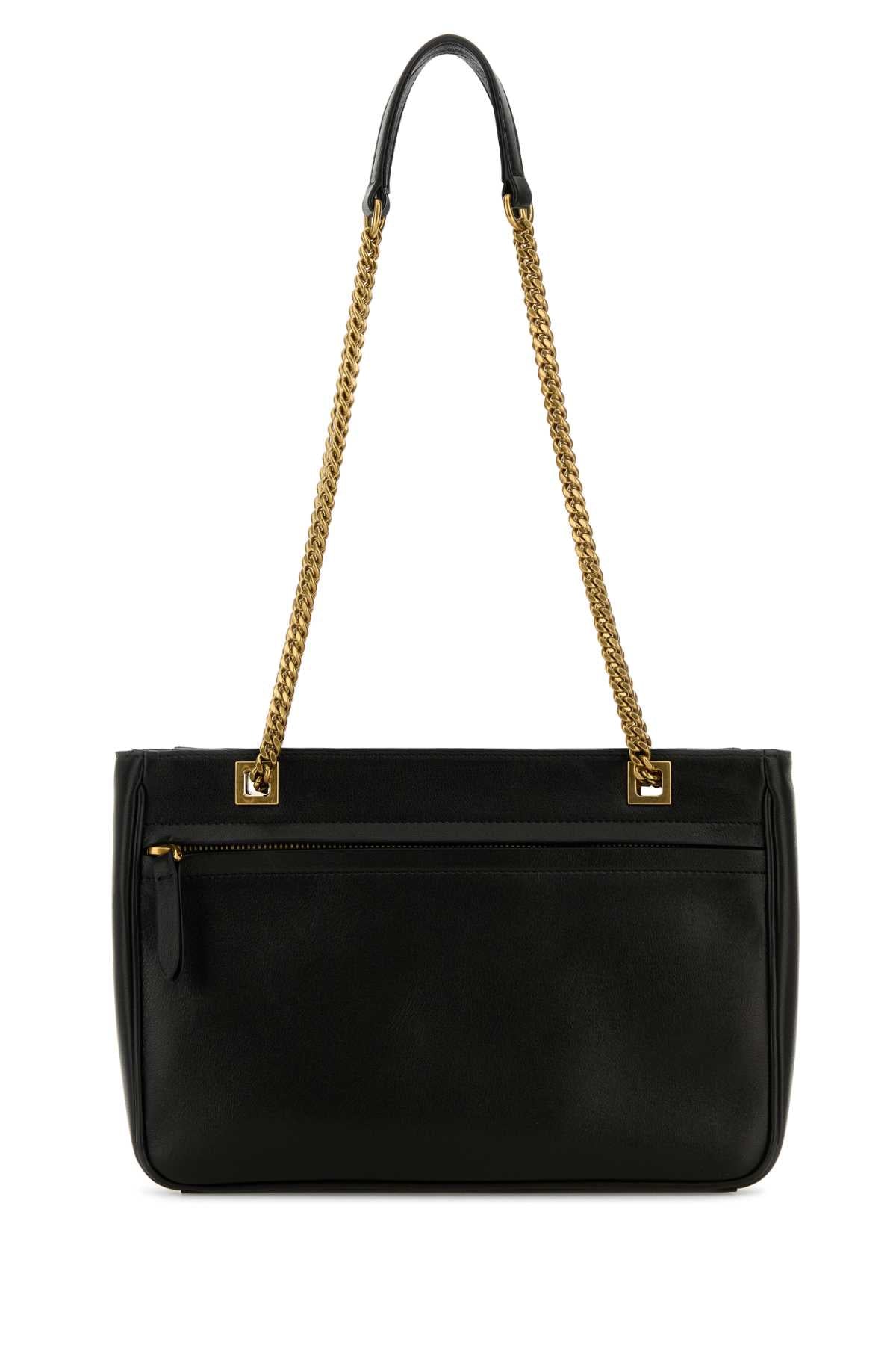 Valentino Garavani Women Black Nappa Leather Small Viva Superstar Shoulder Bag VALENTINO GARAVANI