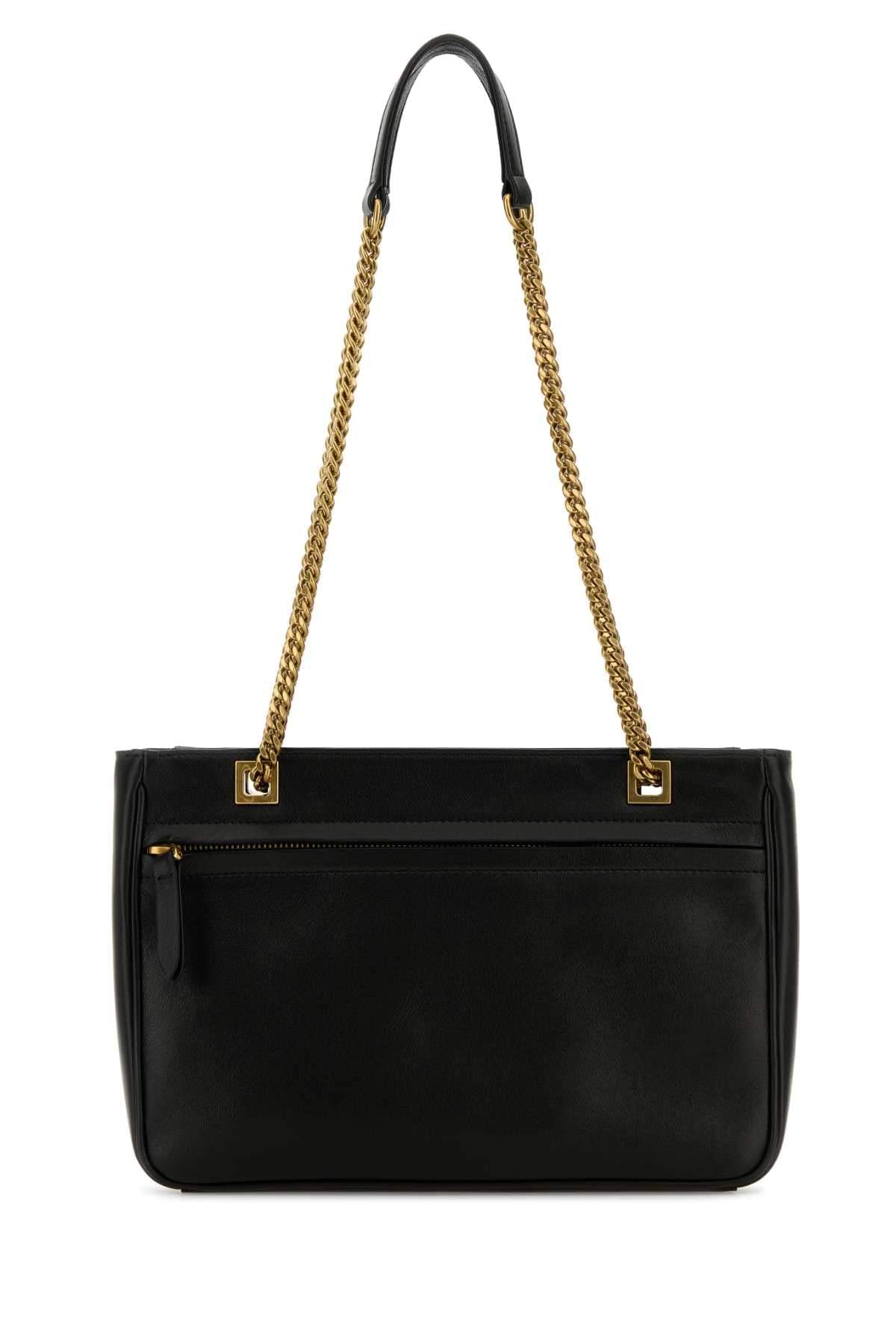 Valentino Garavani Women Black Nappa Leather Small Viva Superstar Shoulder Bag VALENTINO GARAVANI