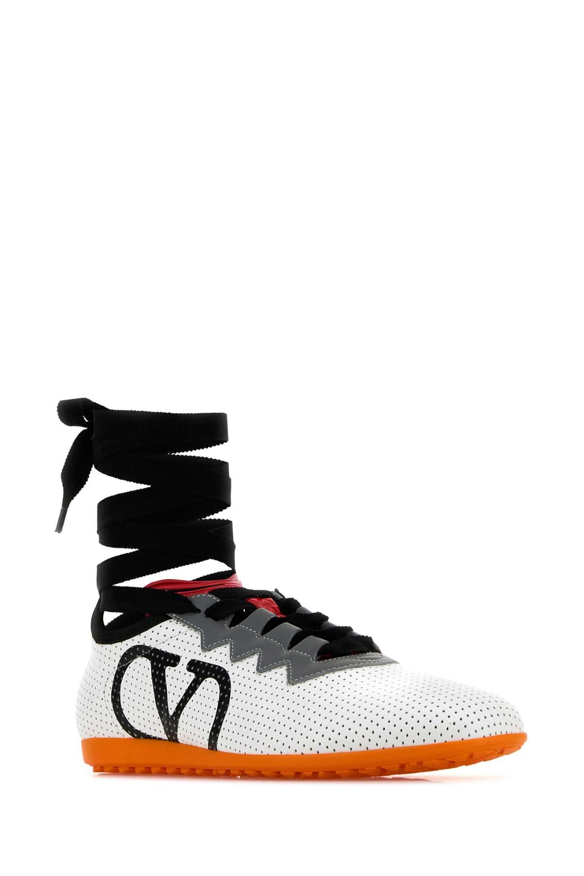 Valentino Garavani Women White Nappa Leather Chromathon Sneakers VALENTINO GARAVANI