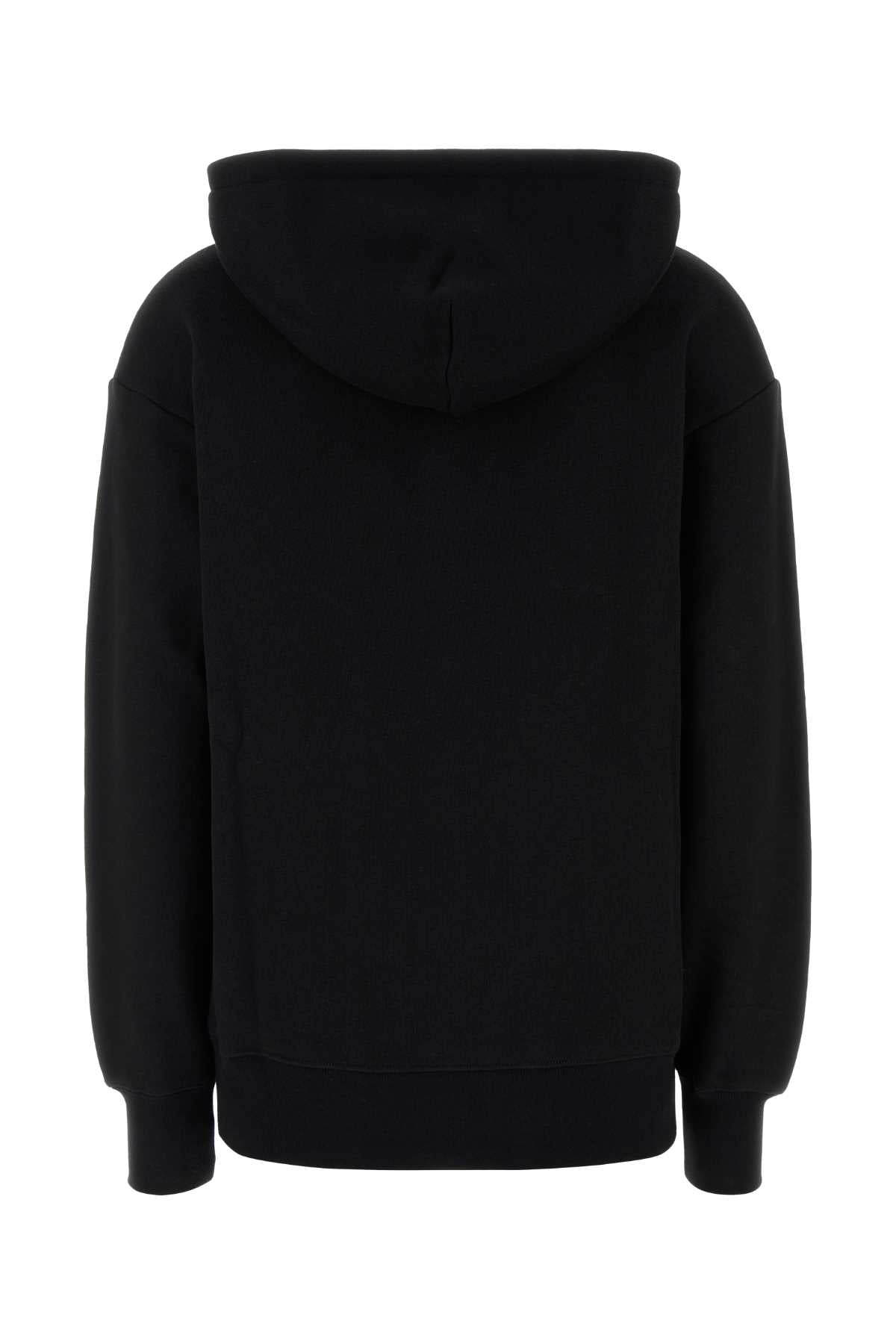 Valentino Garavani Women Black Cotton Sweatshirt VALENTINO GARAVANI