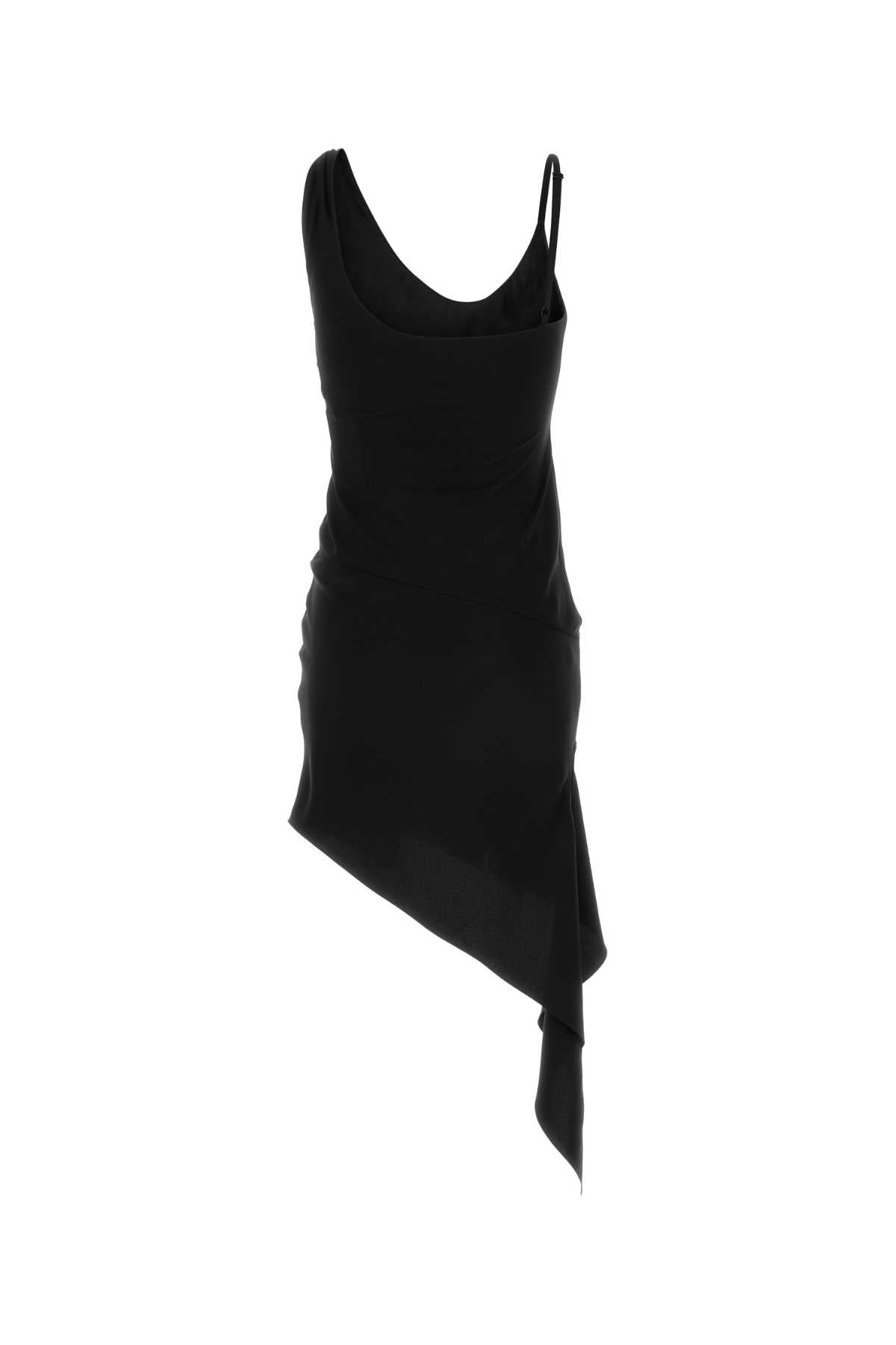 Courreges Women Black Polyester Mini Dress COURREGES