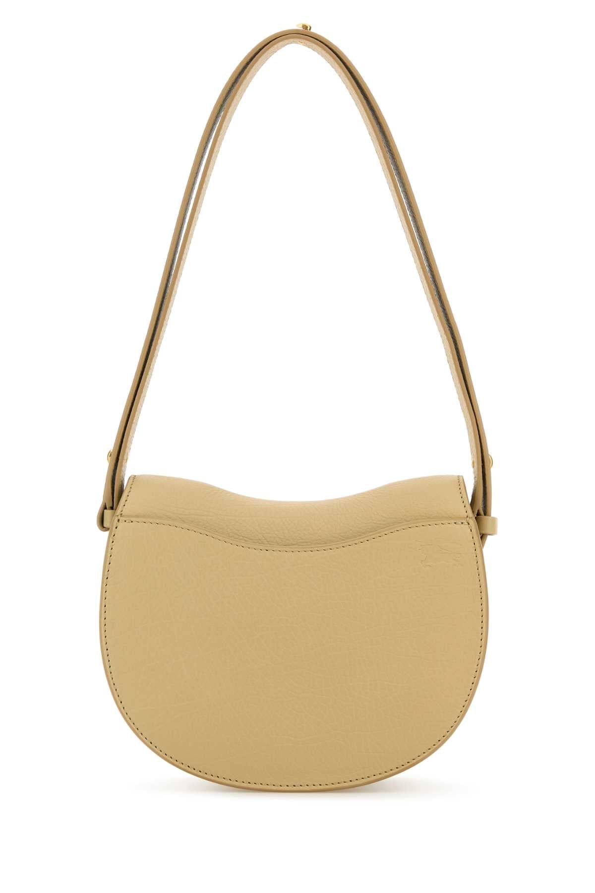 Burberry Women Beige Leather Small Rocking Horse Shoulder Bag BURBERRY