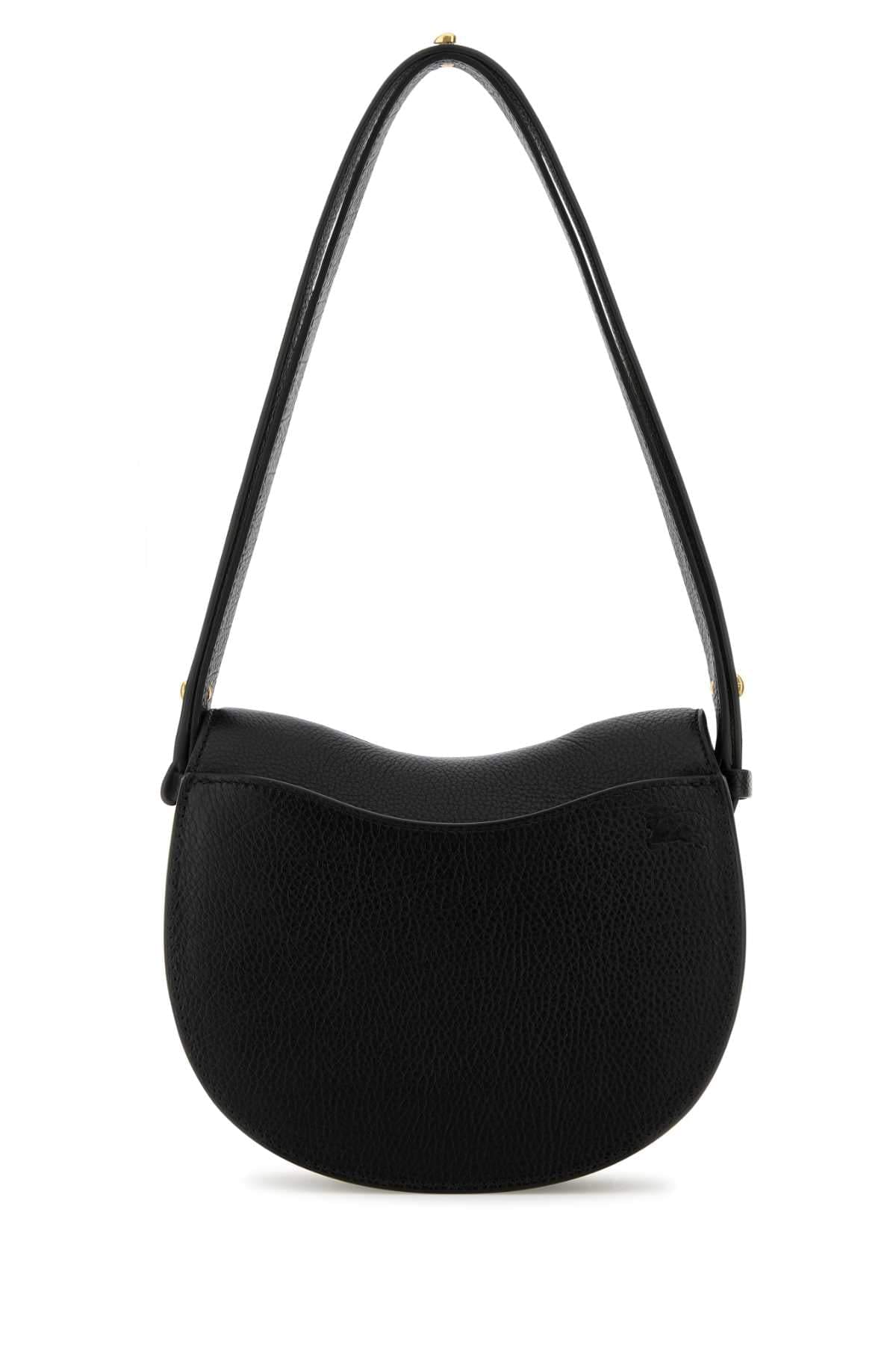 Burberry Women Black Leather Small Rocking Horse Shoulder Bag BURBERRY