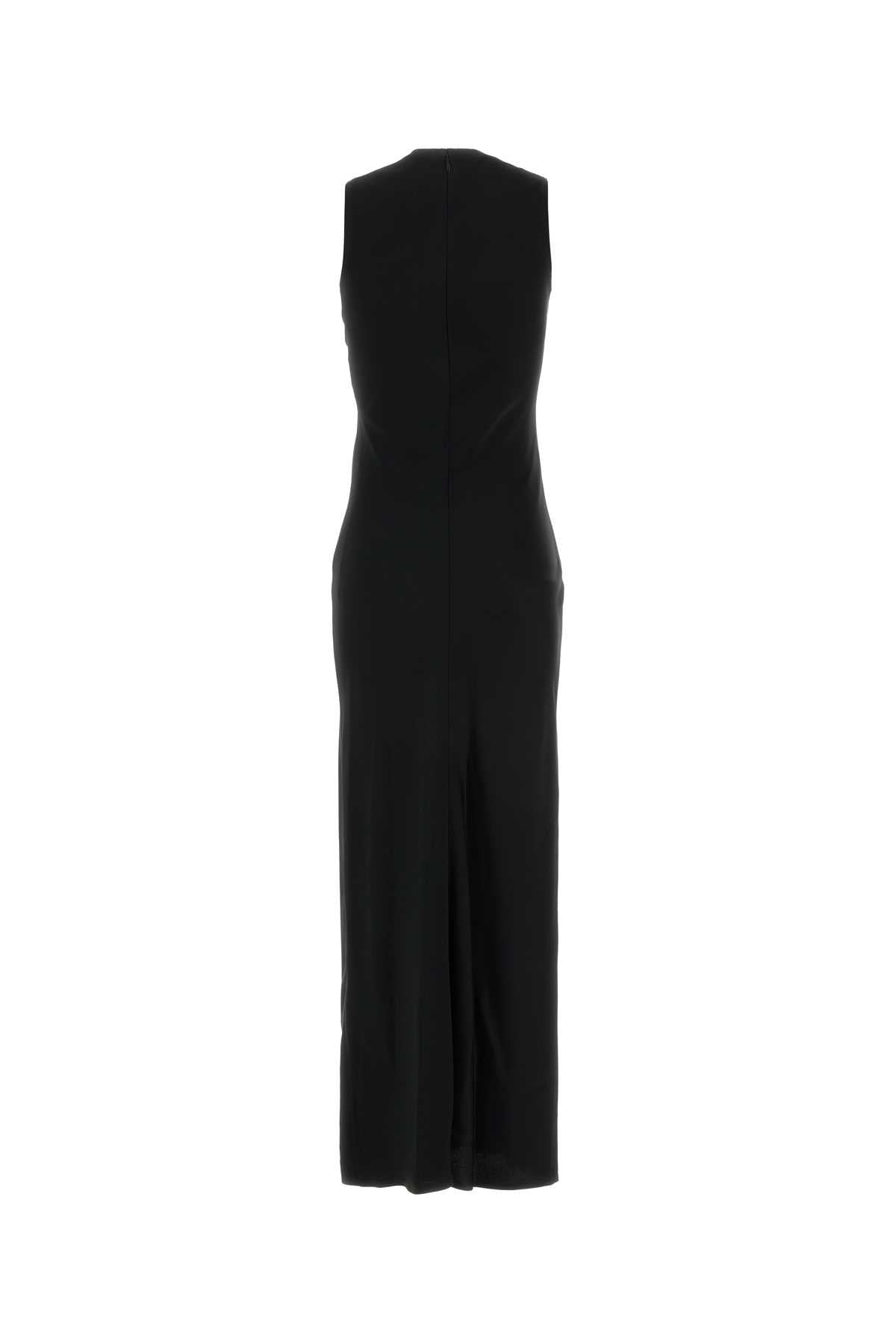 Ami Women Black Jersey Dress AMI PARIS