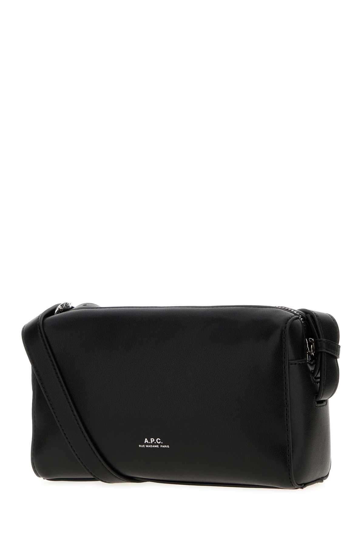 A.P.C. Men Black Synthetic Leather Nino Crossbody Bag A.P.C.
